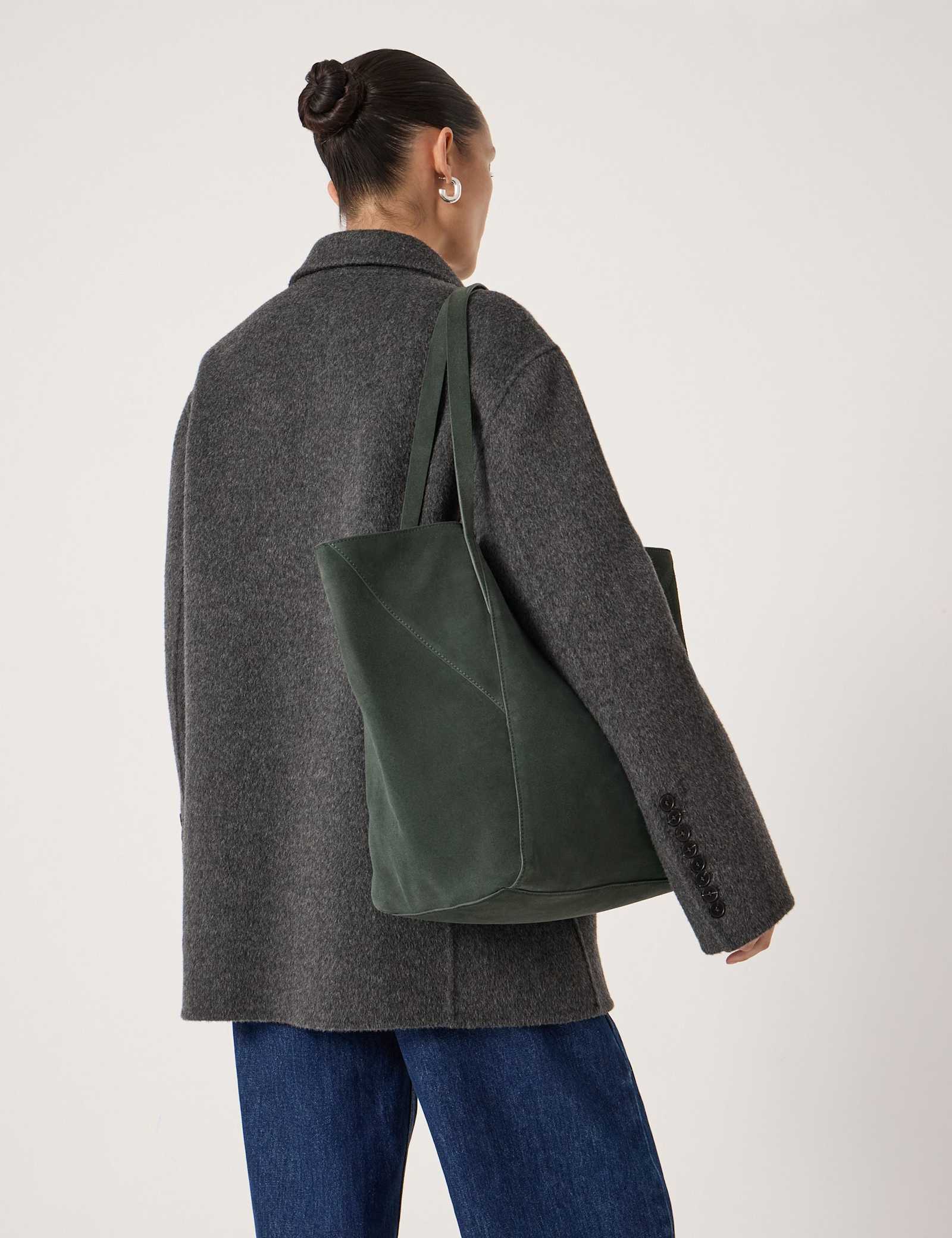 Suede Tote Bag - image 3
