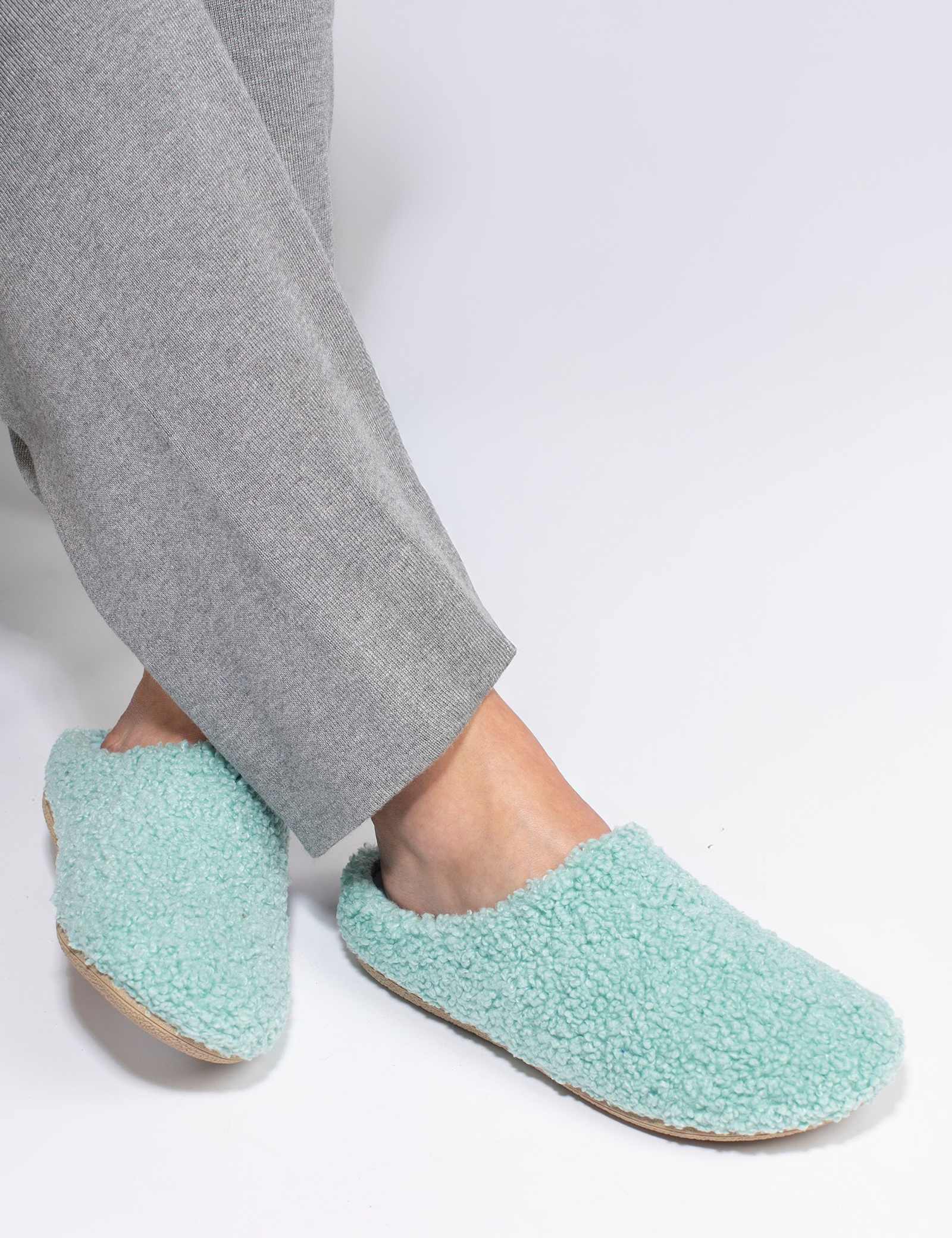 Borg Mule Slippers - image 1