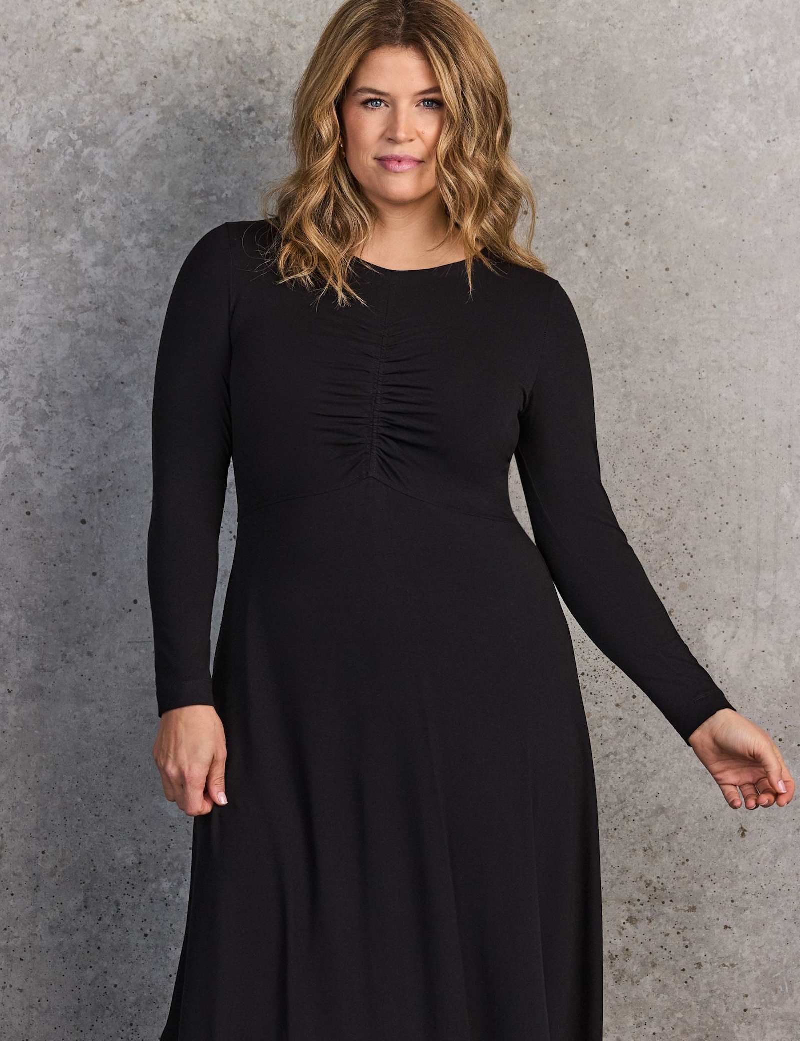 Jersey Ruched Midaxi Column Dress - image 4
