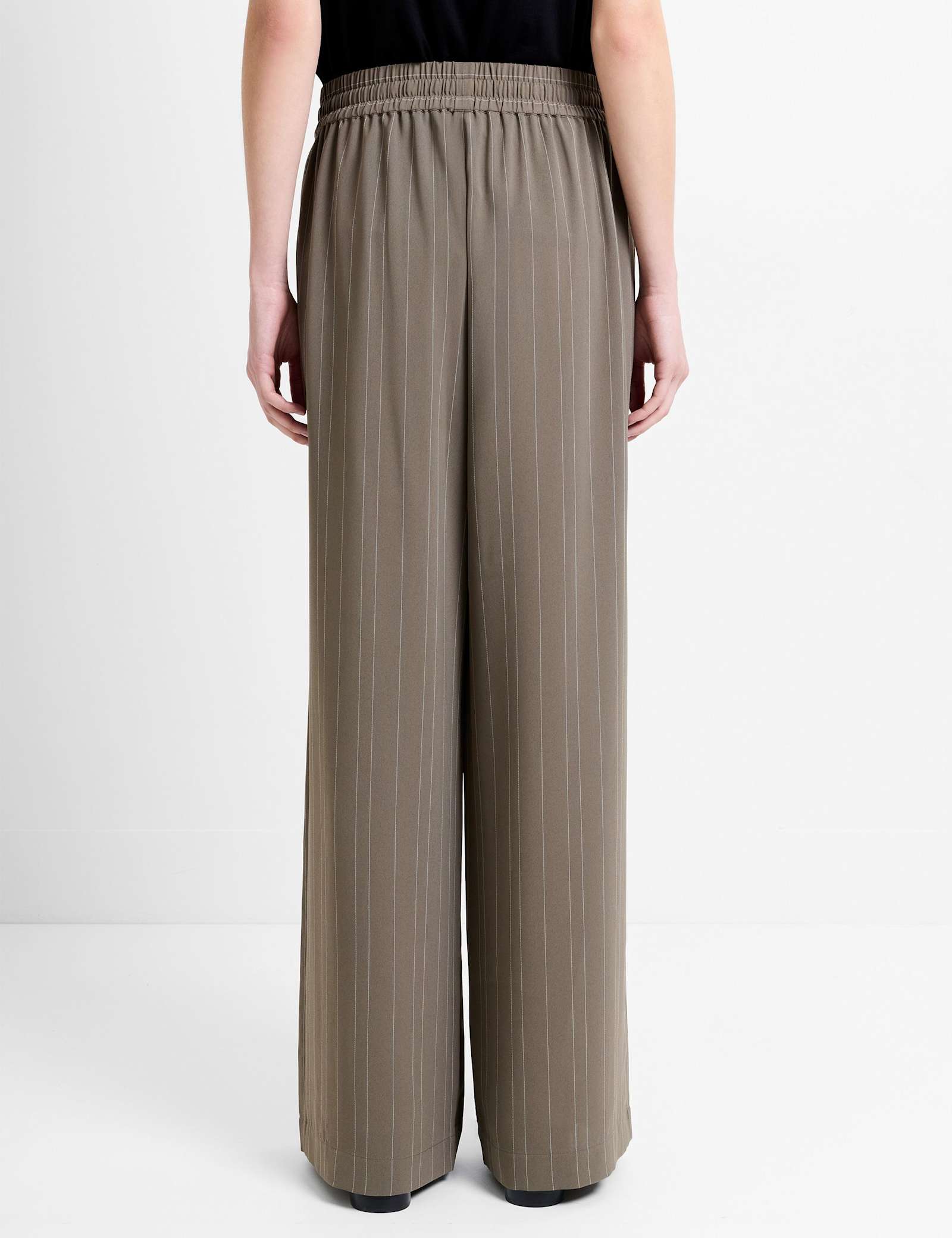 Pinstripe Wide Leg Trousers - image 5