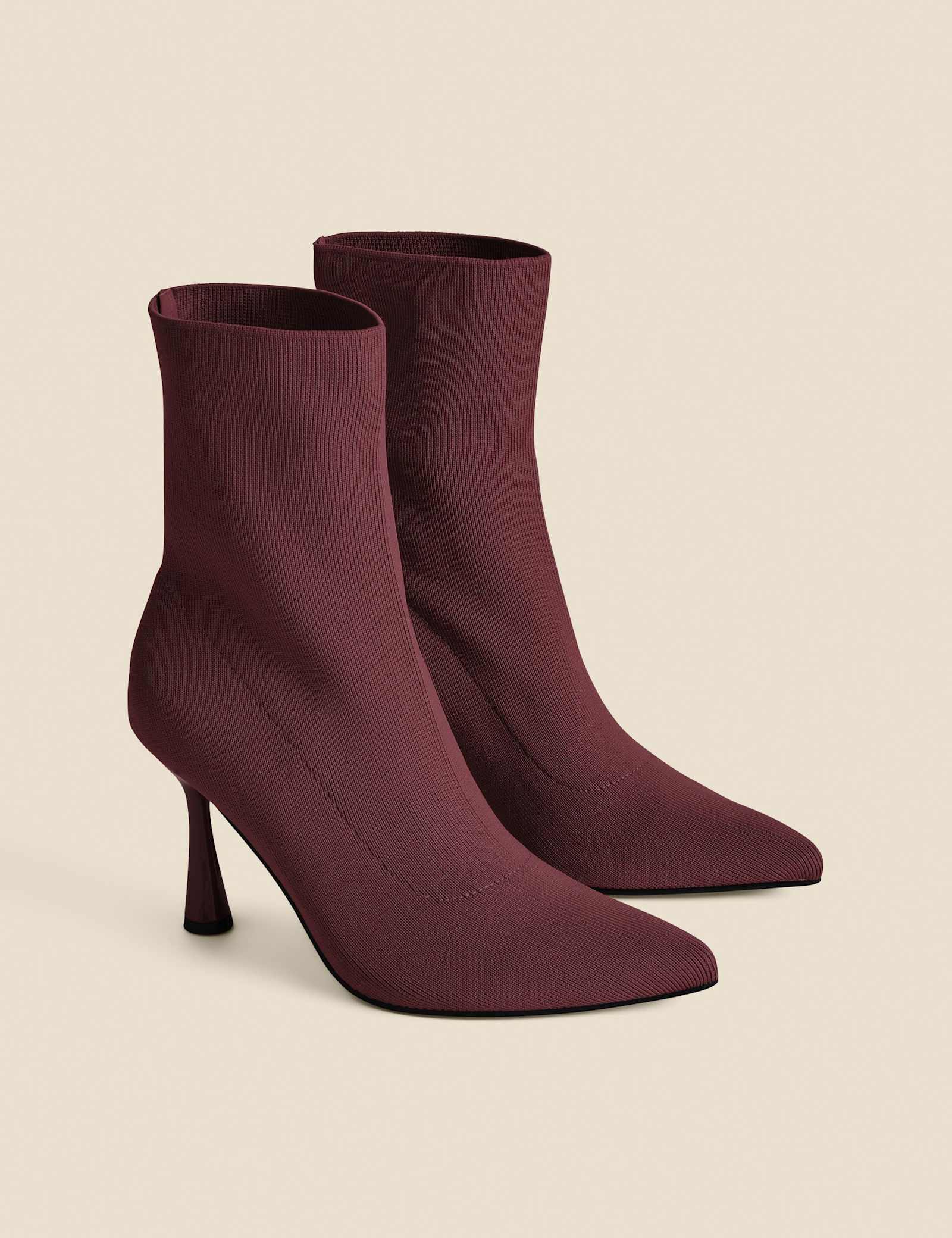 Stiletto Heel Pointed Sock Boots - image 4