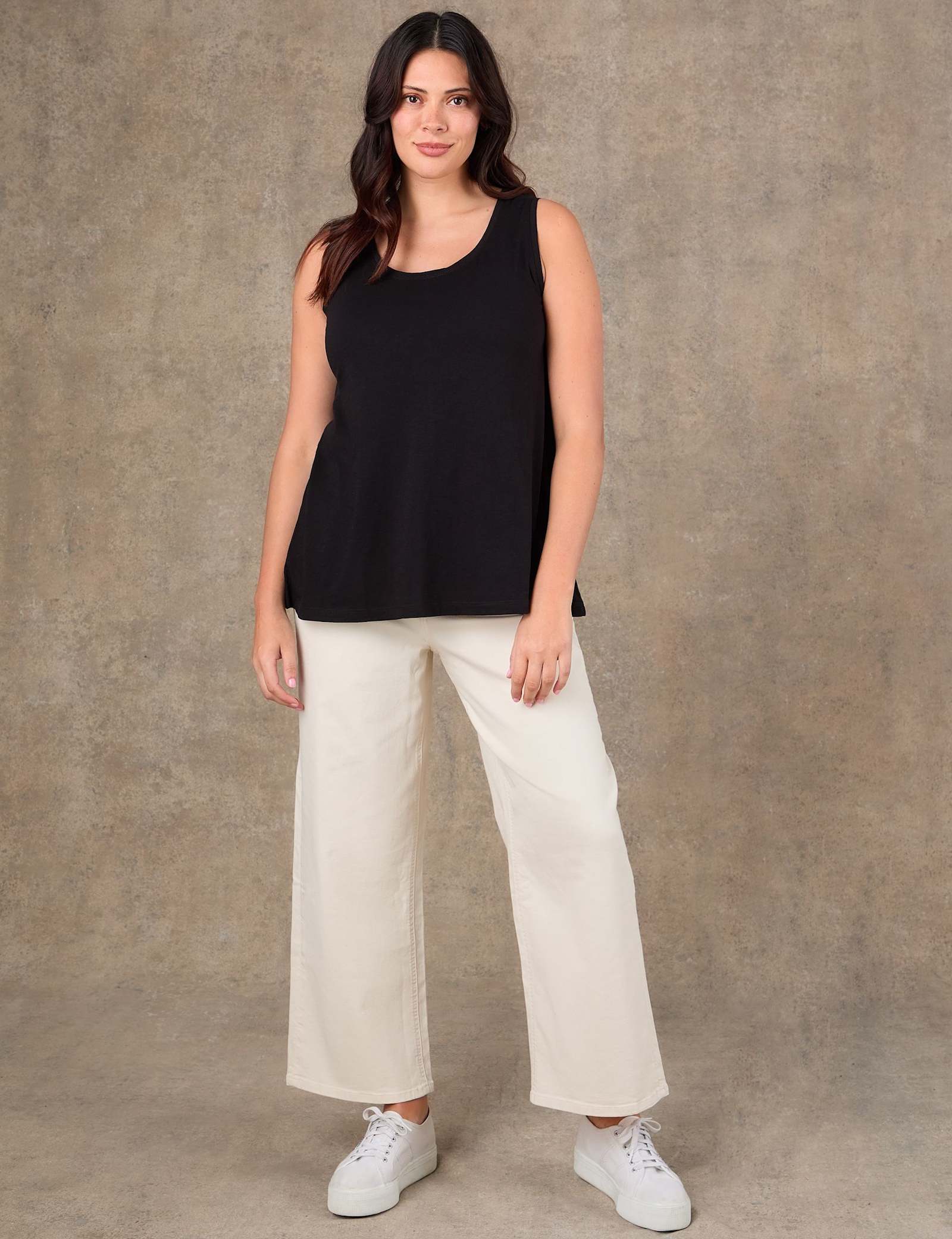 Pure Cotton Scoop Neck Vest - image 4