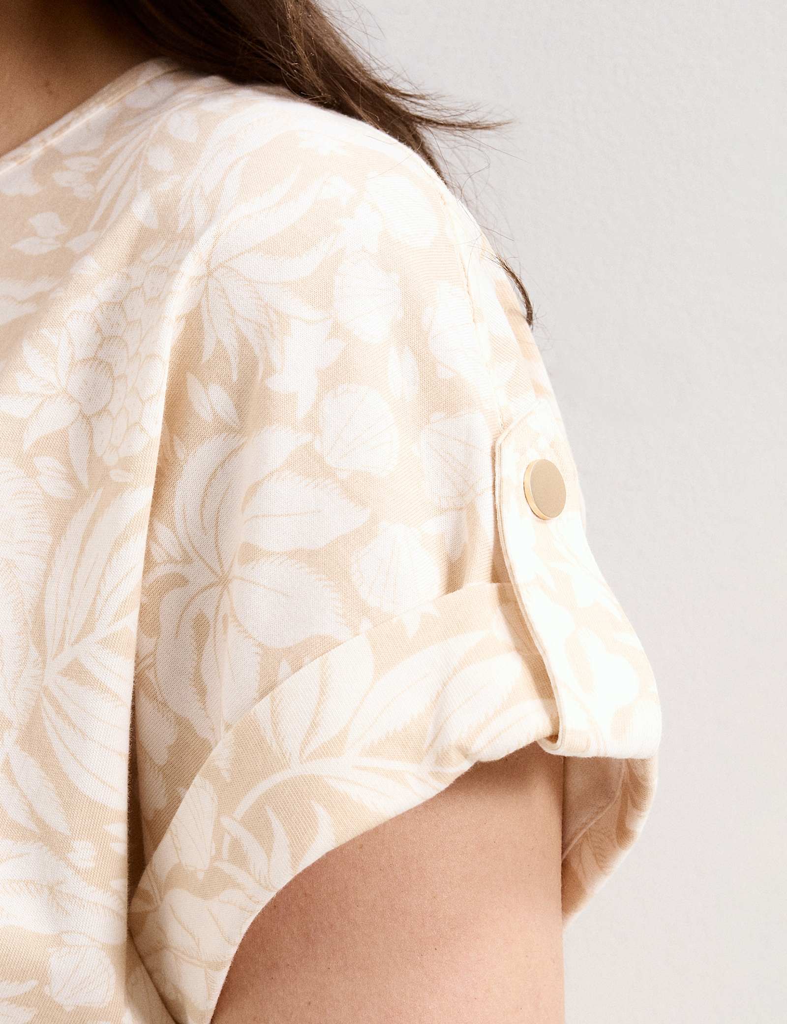 Pure Cotton Floral T-Shirt - image 3