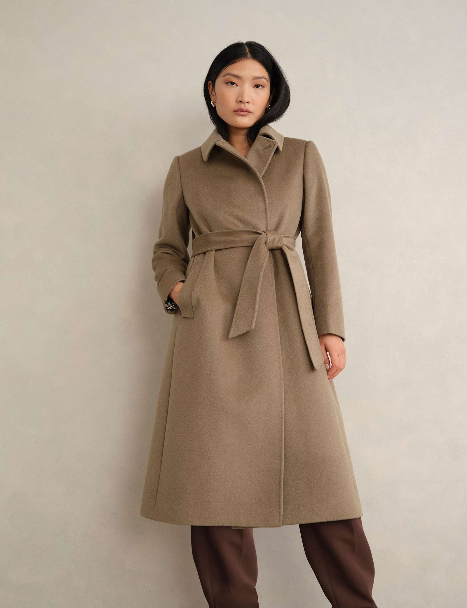 Pure Wool Double Breasted Trench Coat - image 4