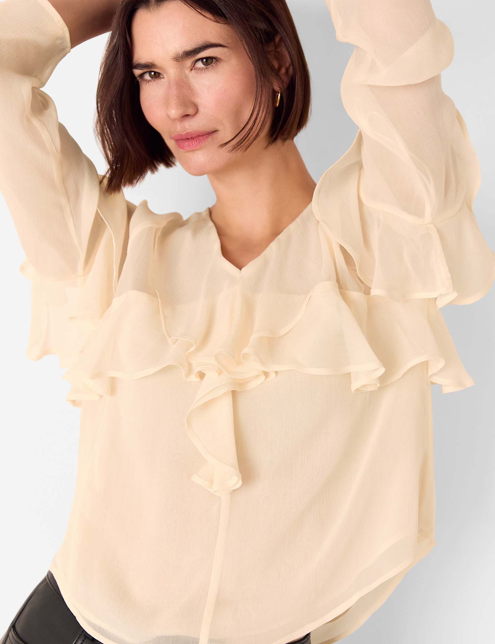 Ruffle Frill Detail Blouse - image 4