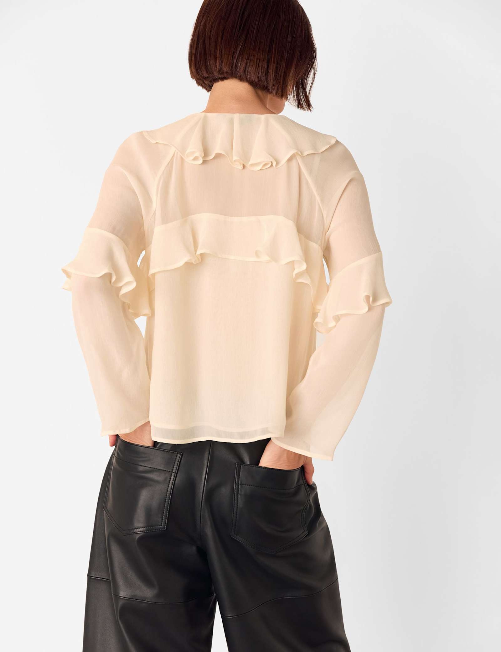 Ruffle Frill Detail Blouse - image 3