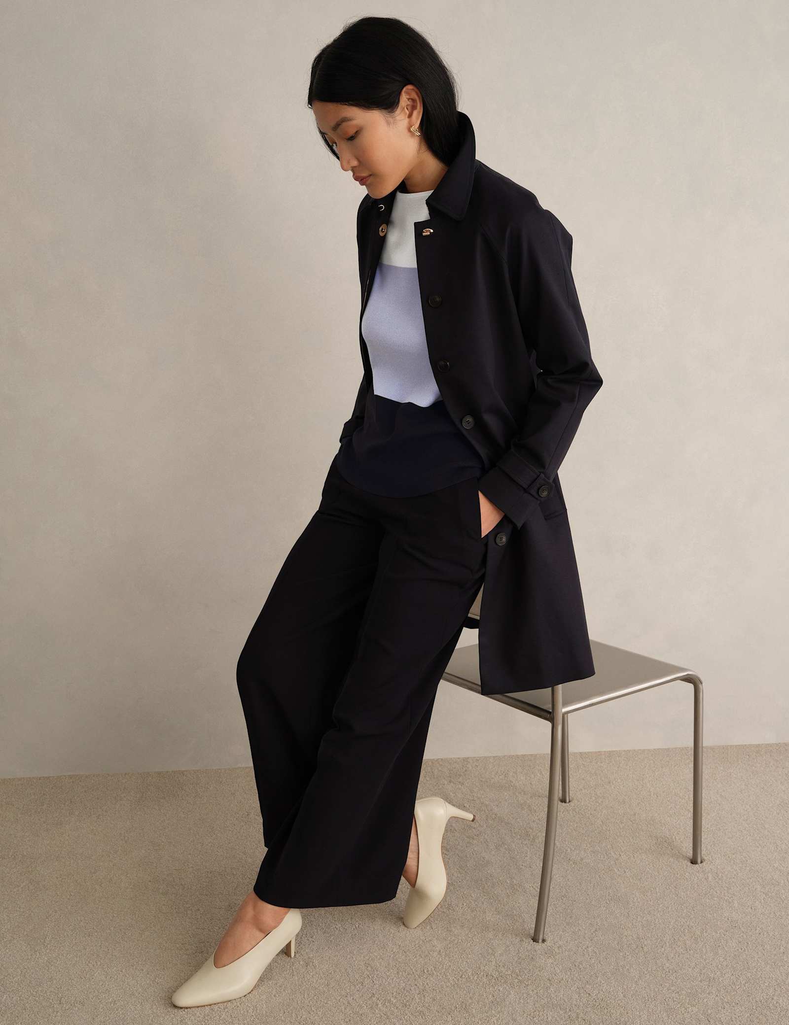 Colour Block Crew Neck Jumper - image 3