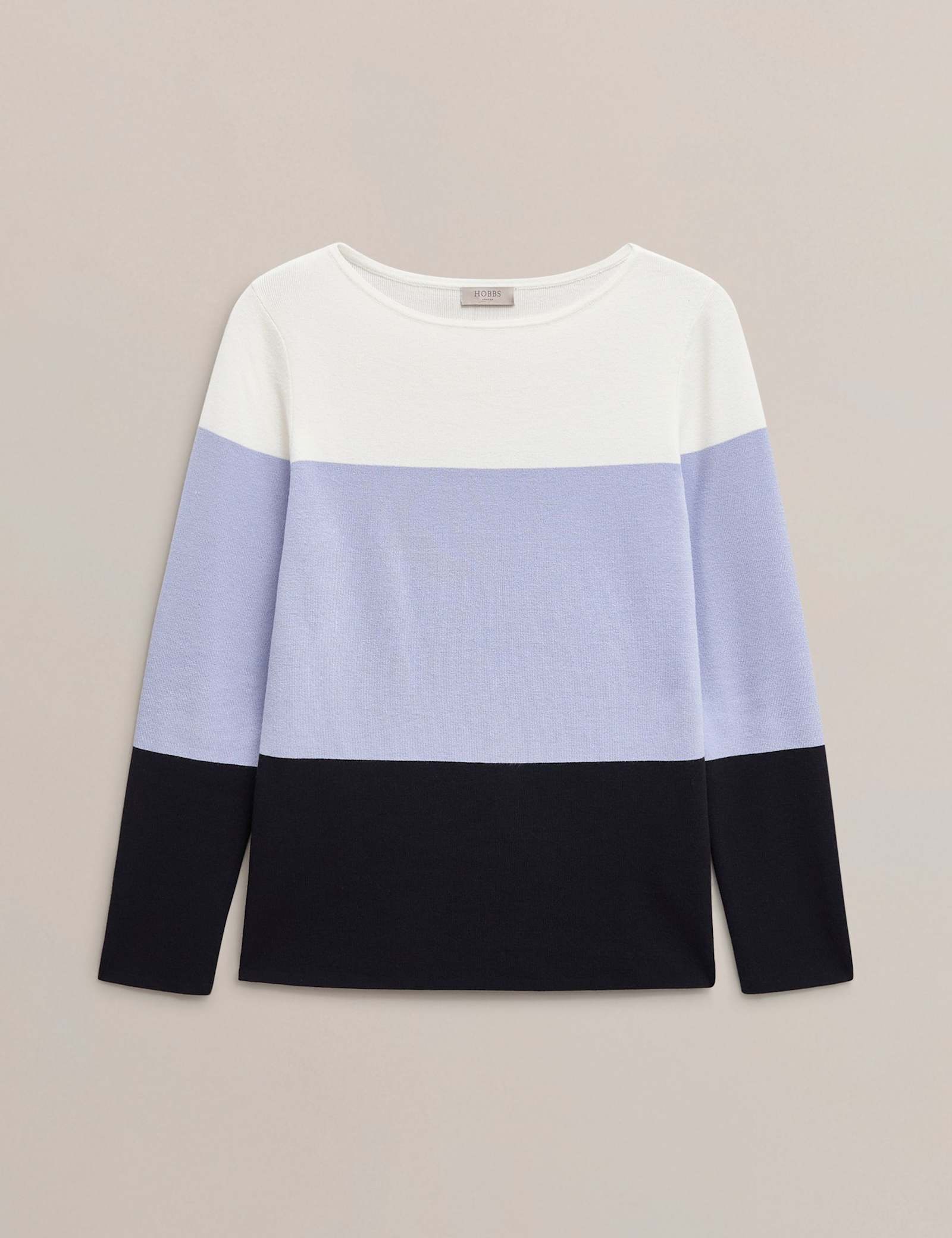 Colour Block Crew Neck Jumper - image 1