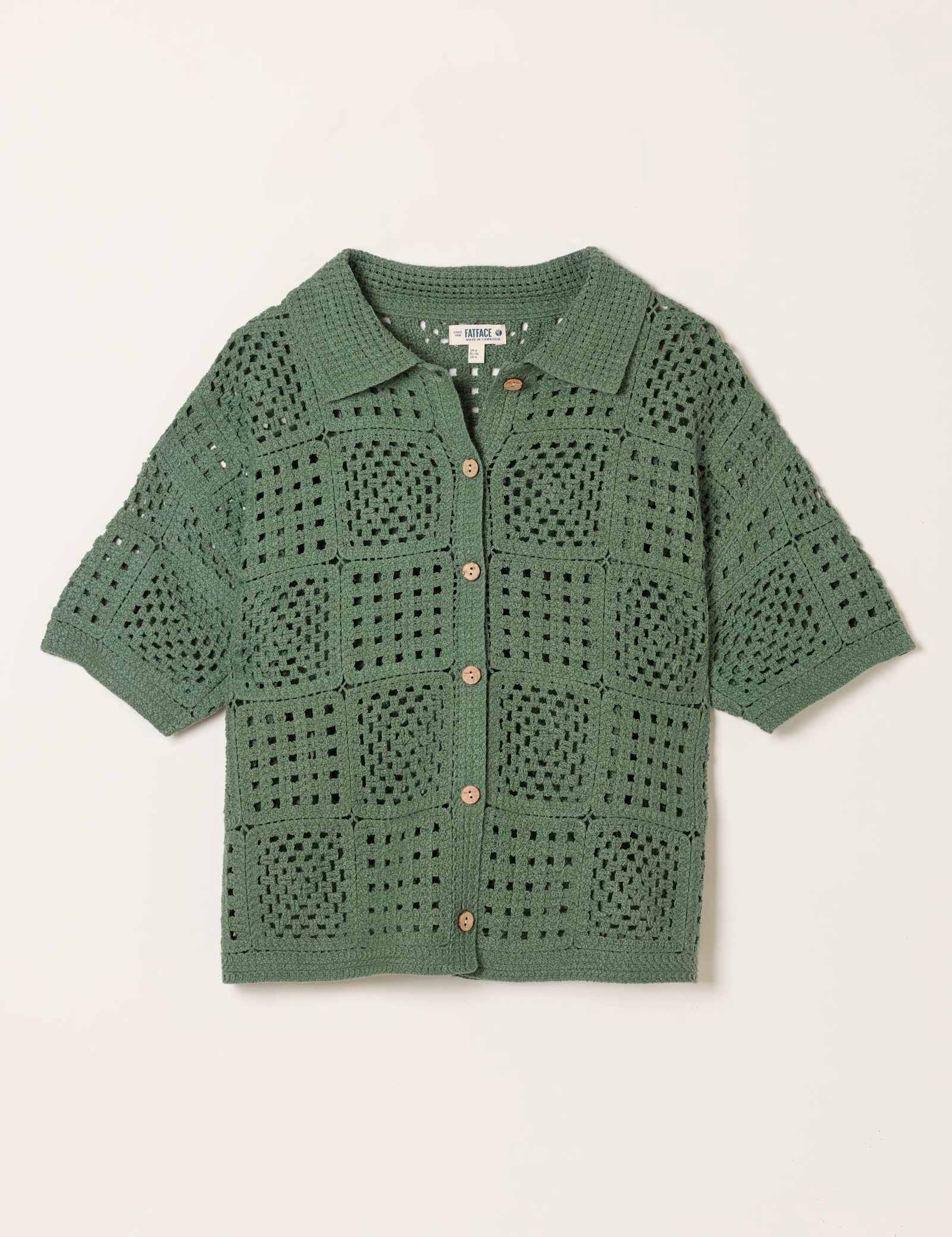 Cotton Rich Textured Shirt - image 1