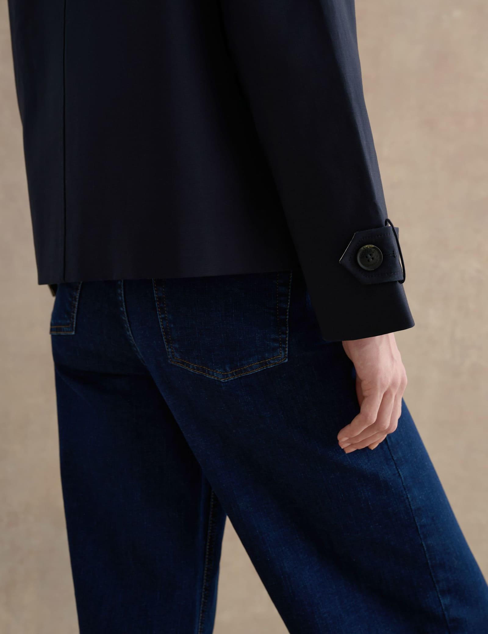 Cotton Rich Collared Trench Coat - image 3