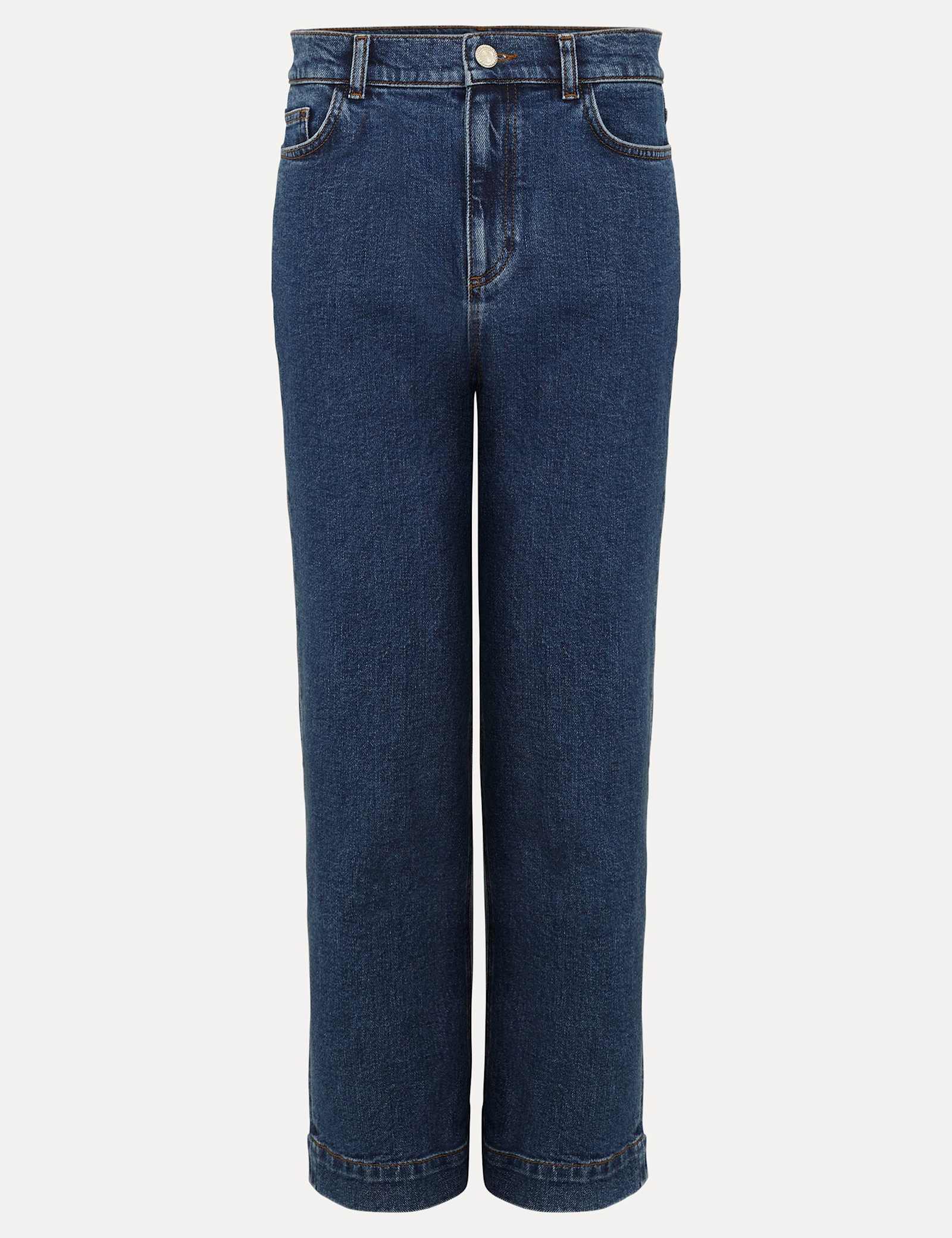 Mid Rise Slim Fit Ankle Grazer Jeans - image 1