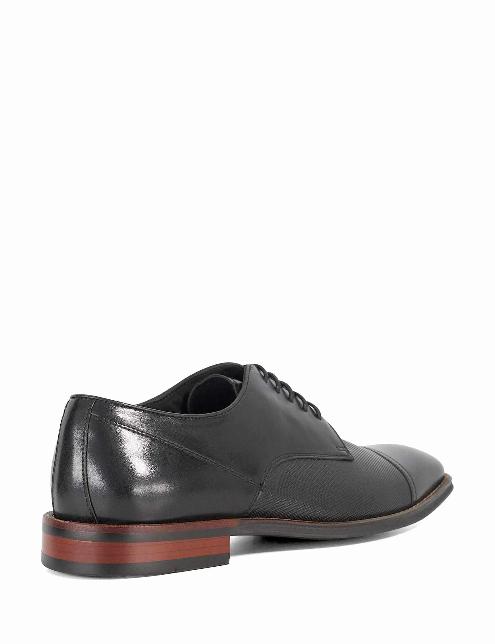 Leather Embossed Detail Derby Shoes - image 4