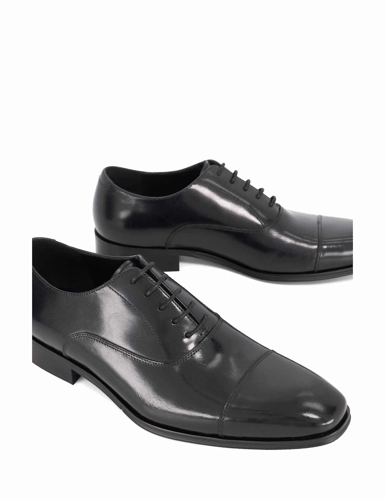 Wide Fit Leather Oxford Shoes - image 2