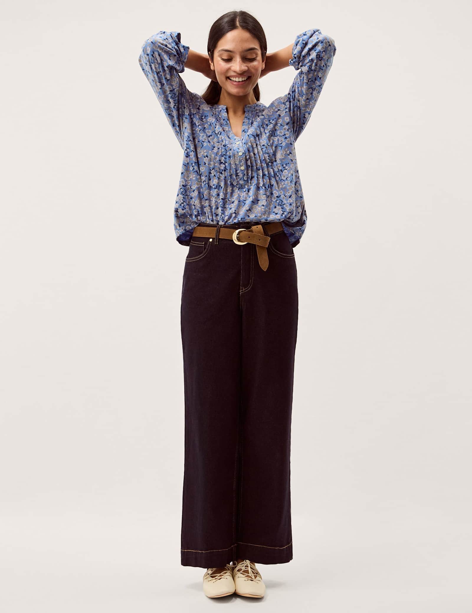 Cotton Rich Jersey Printed Top - image 4