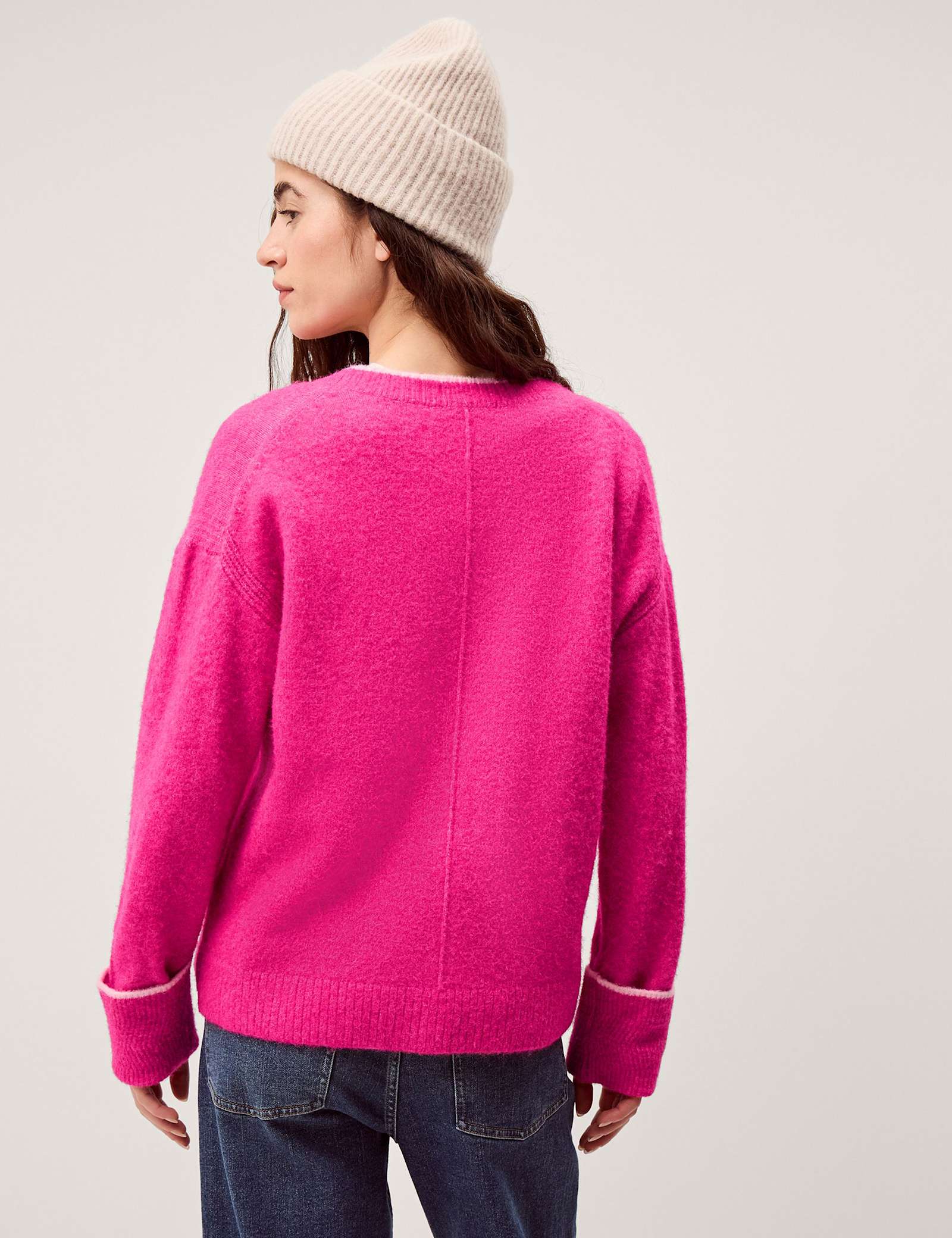 Textured V-Neck Cardigan - image 3