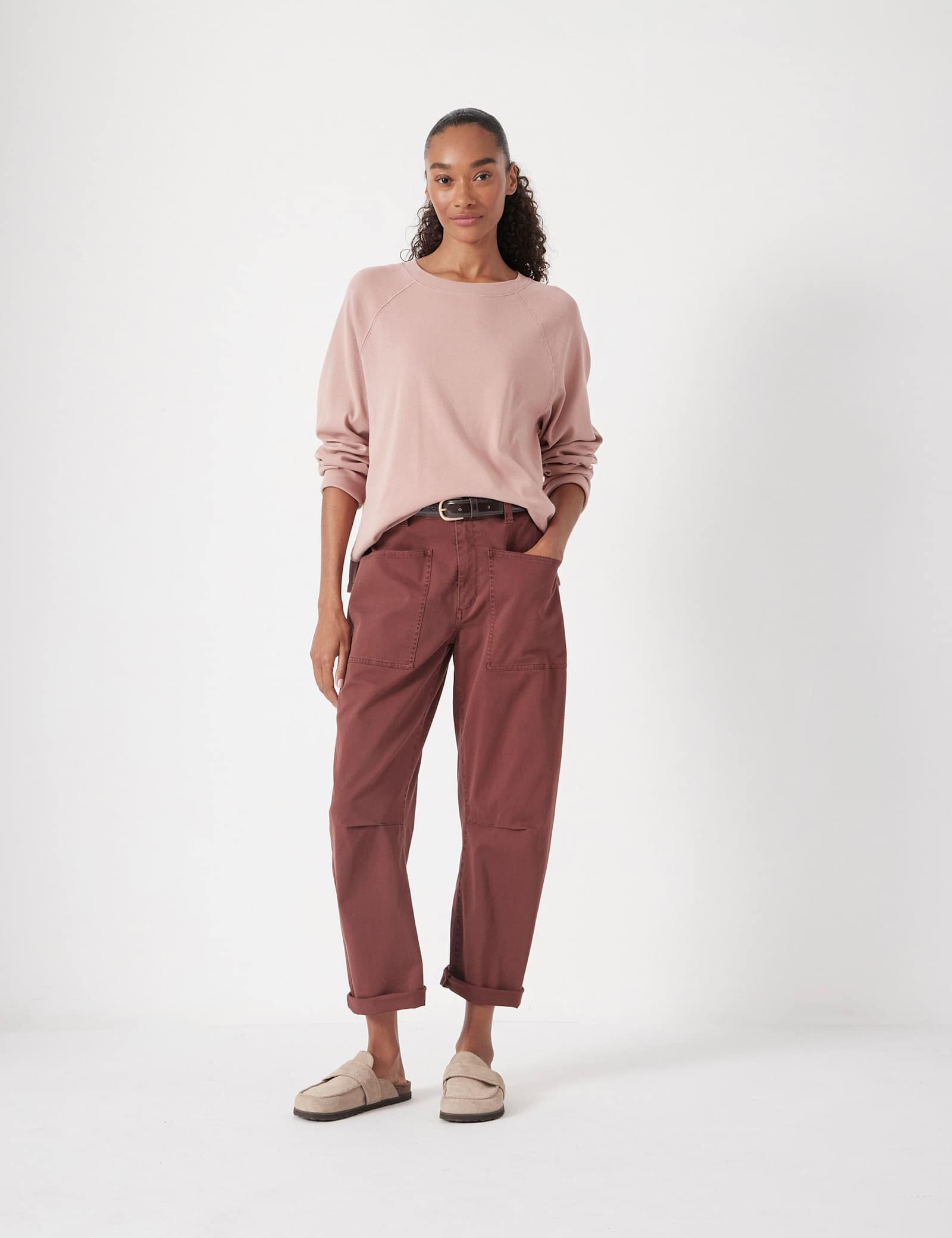 Pure Cotton Raglan Sleeve Top - image 5