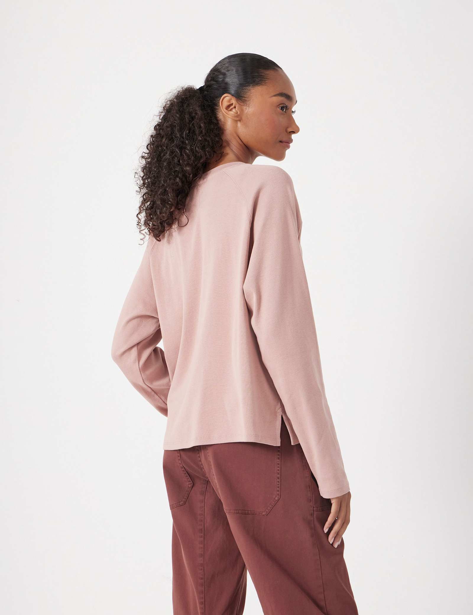 Pure Cotton Raglan Sleeve Top - image 3