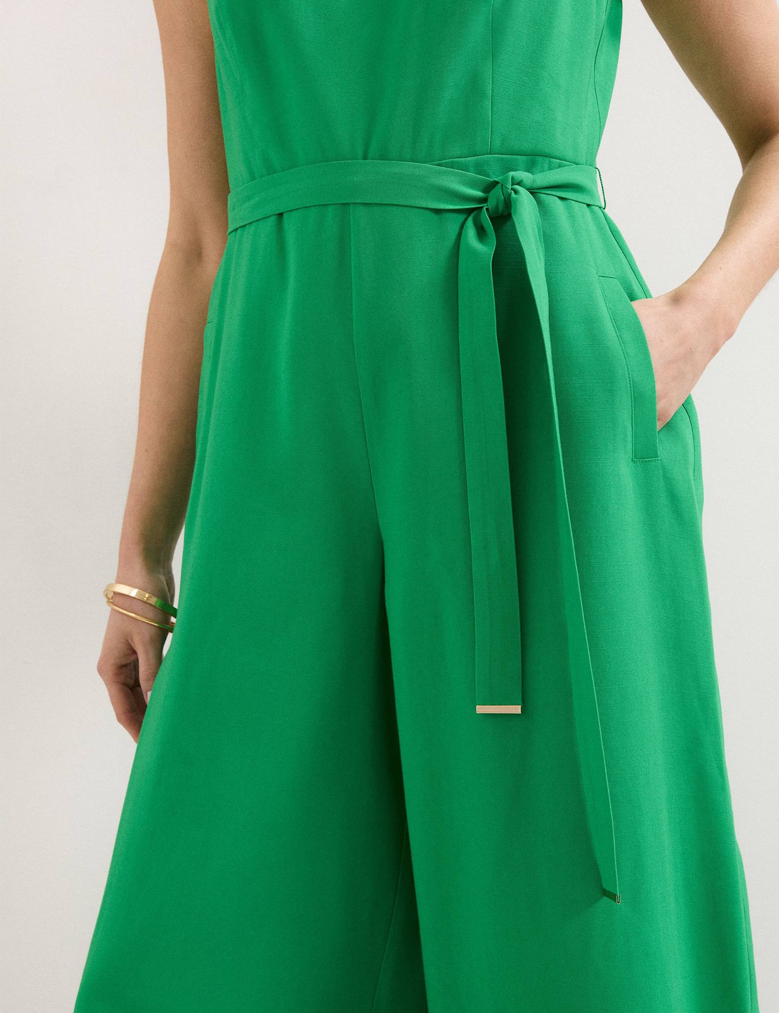 Belted Wide Leg Jumpsuit - image 4