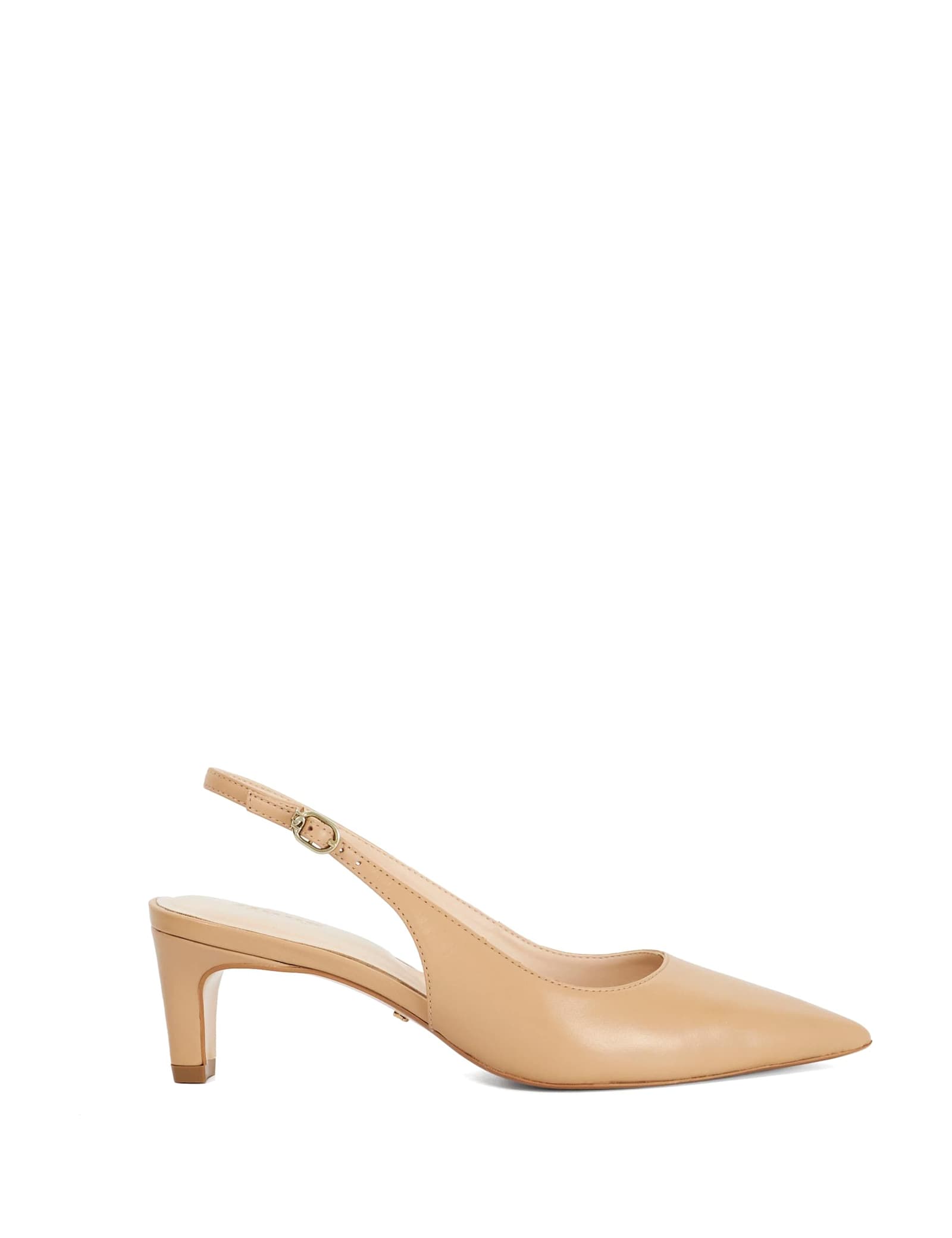 Leather Pointed Slingback Shoes - image 2