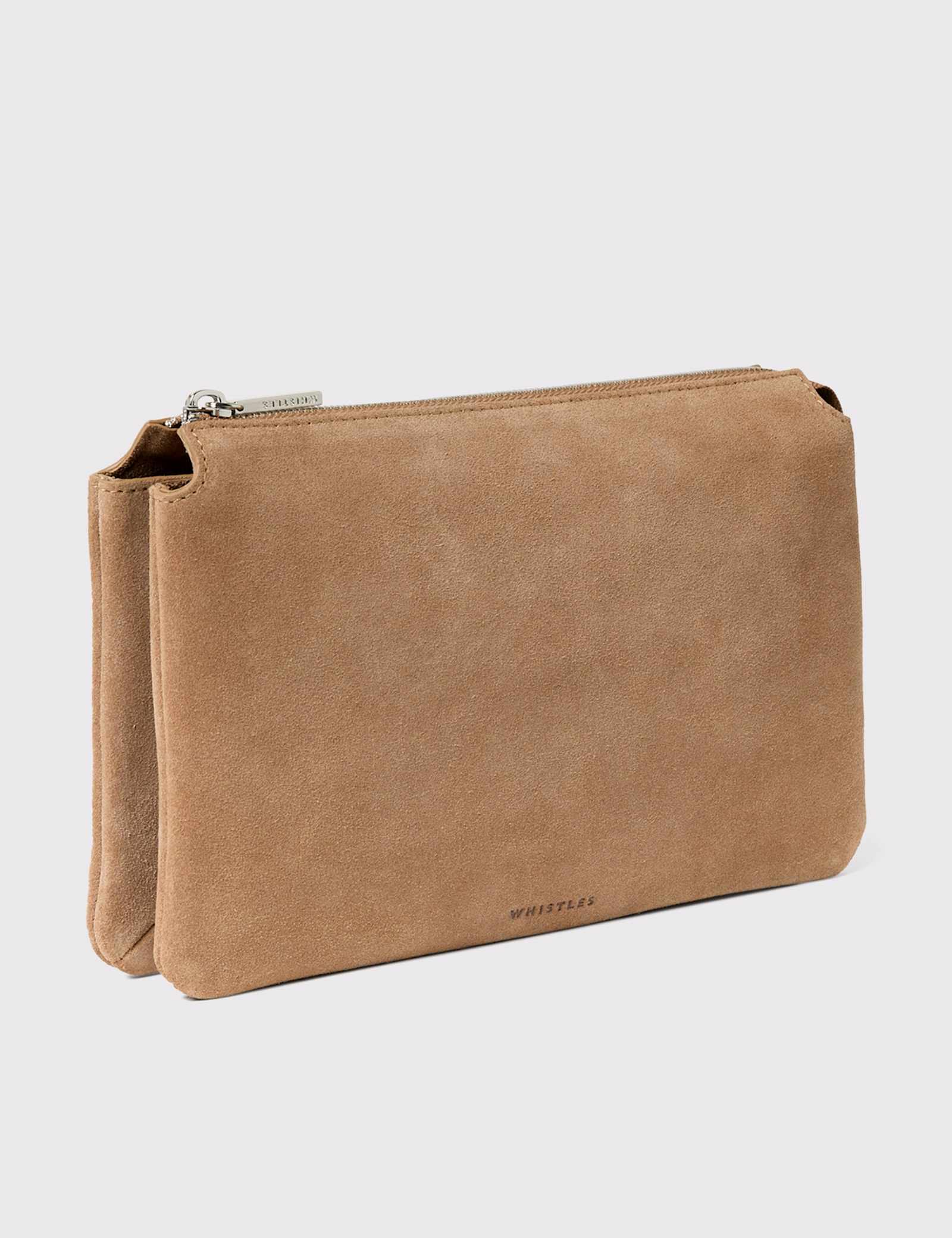 Suede Clutch Bag - image 3