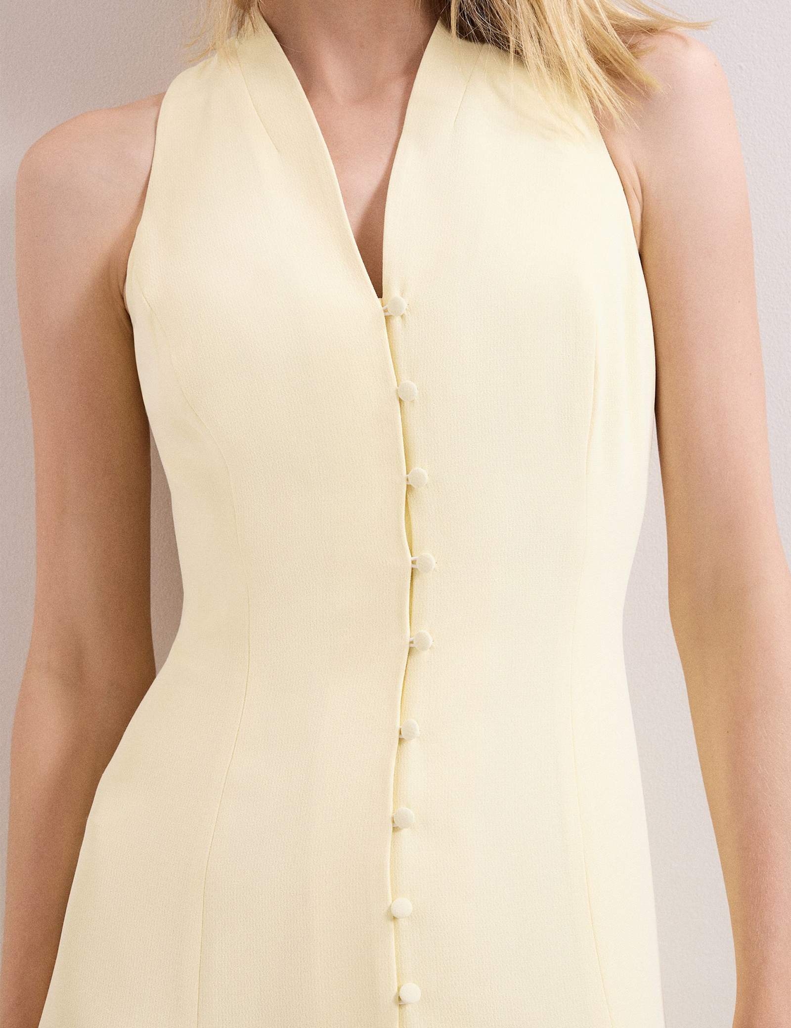 V-Neck Midaxi Skater Dress - image 3