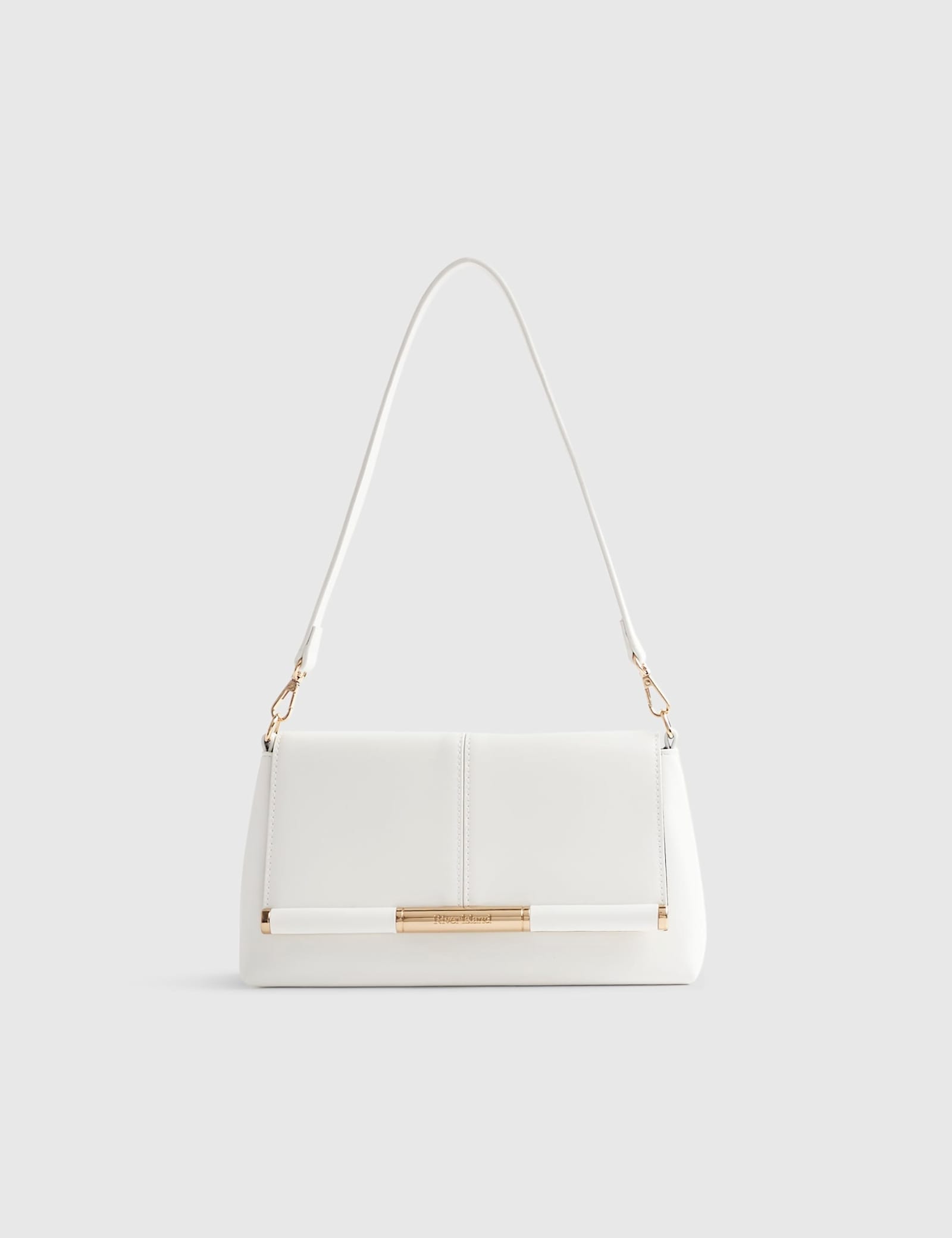 Faux Leather Clutch Bag - image 1
