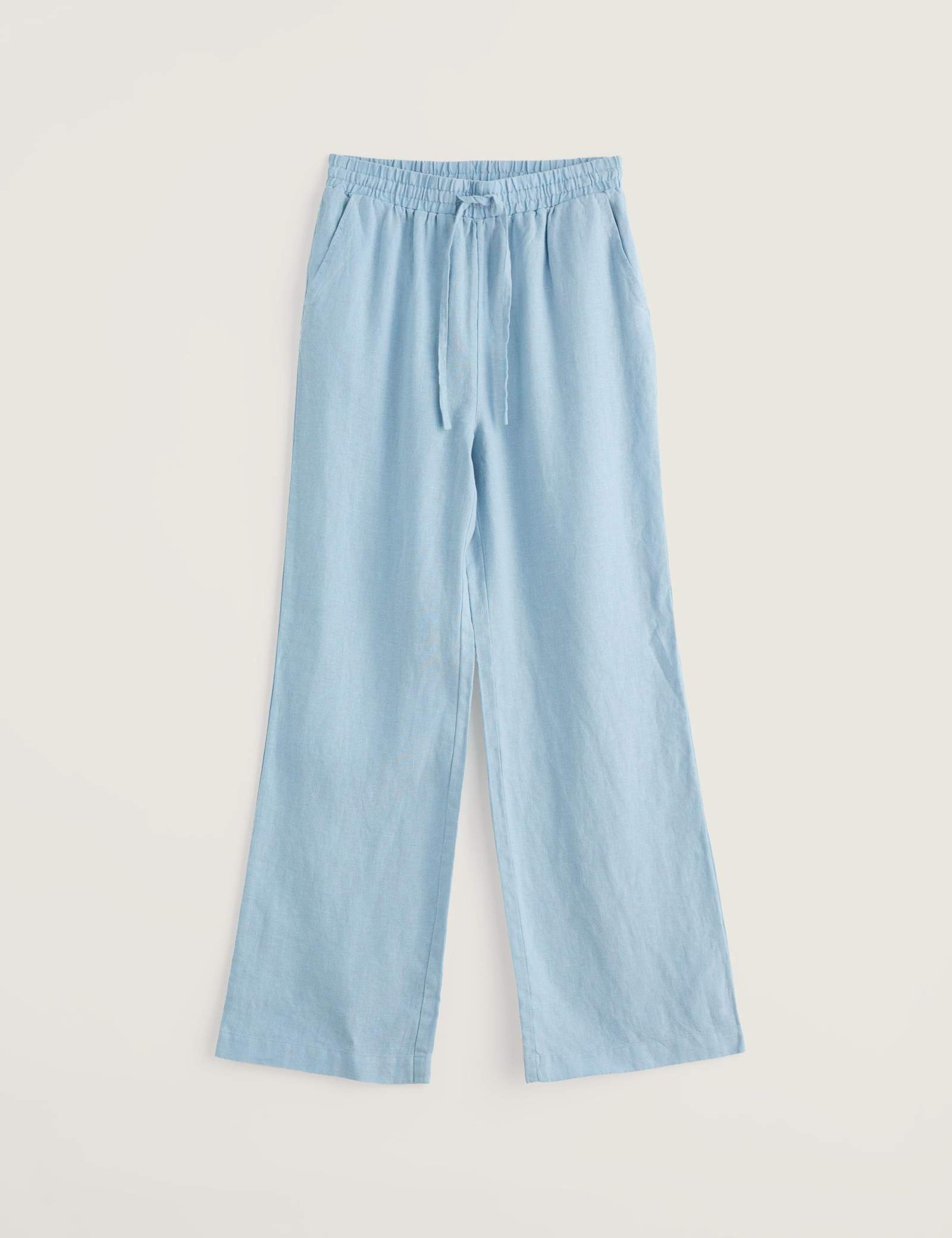 Pure Linen Elasticated Waist Trousers - image 1