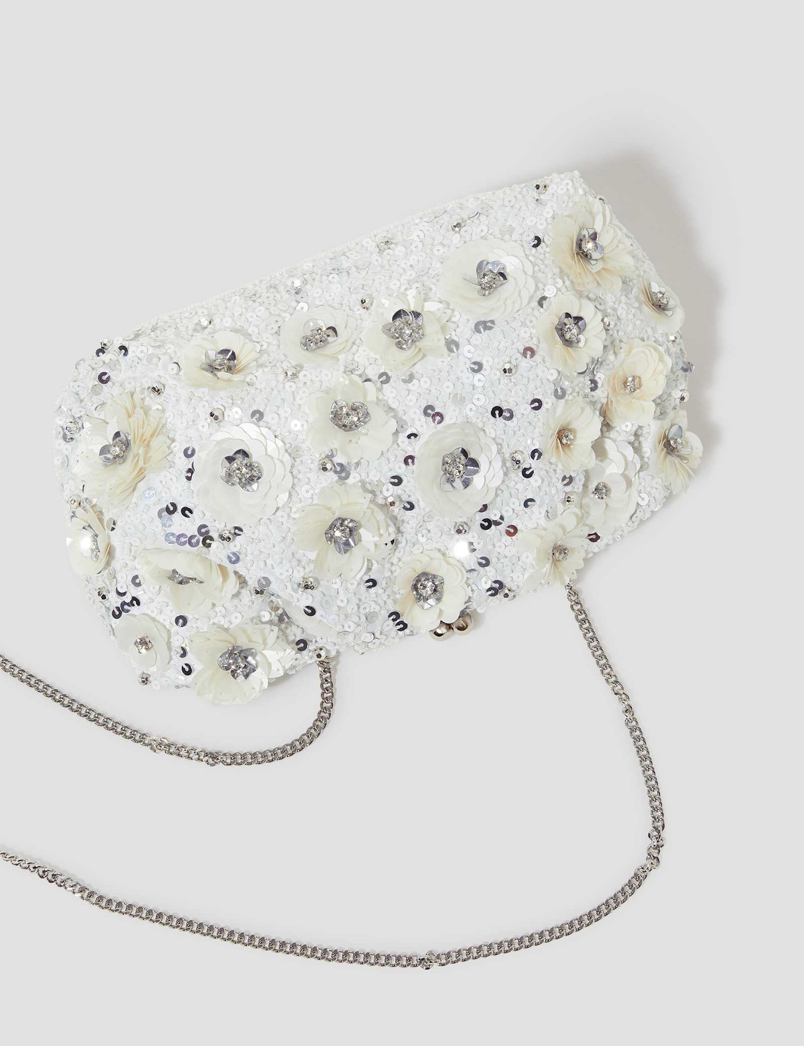 Beaded Chain Strap Clutch Bag - image 4