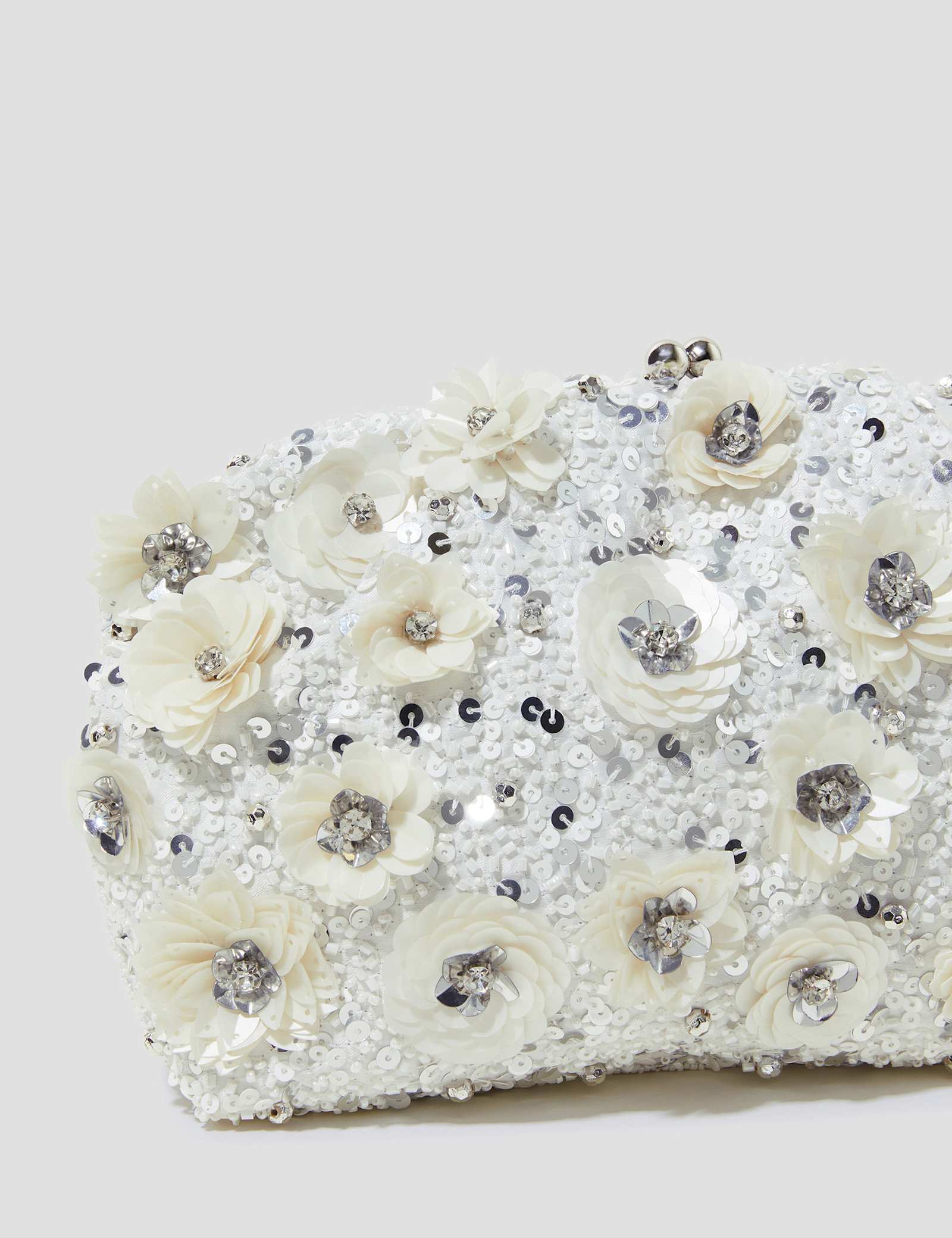Beaded Chain Strap Clutch Bag - image 3