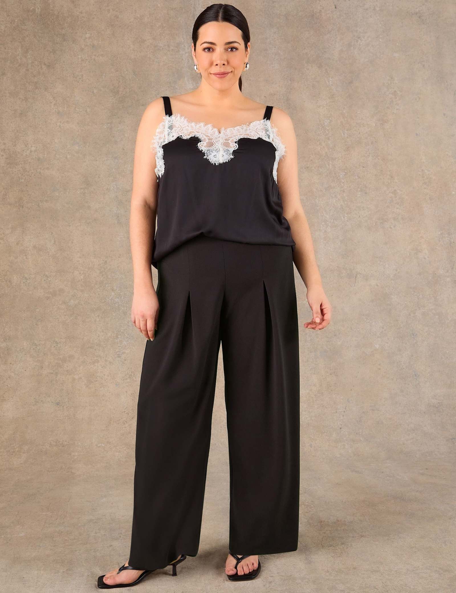 Crepe Tailored Trousers - image 1