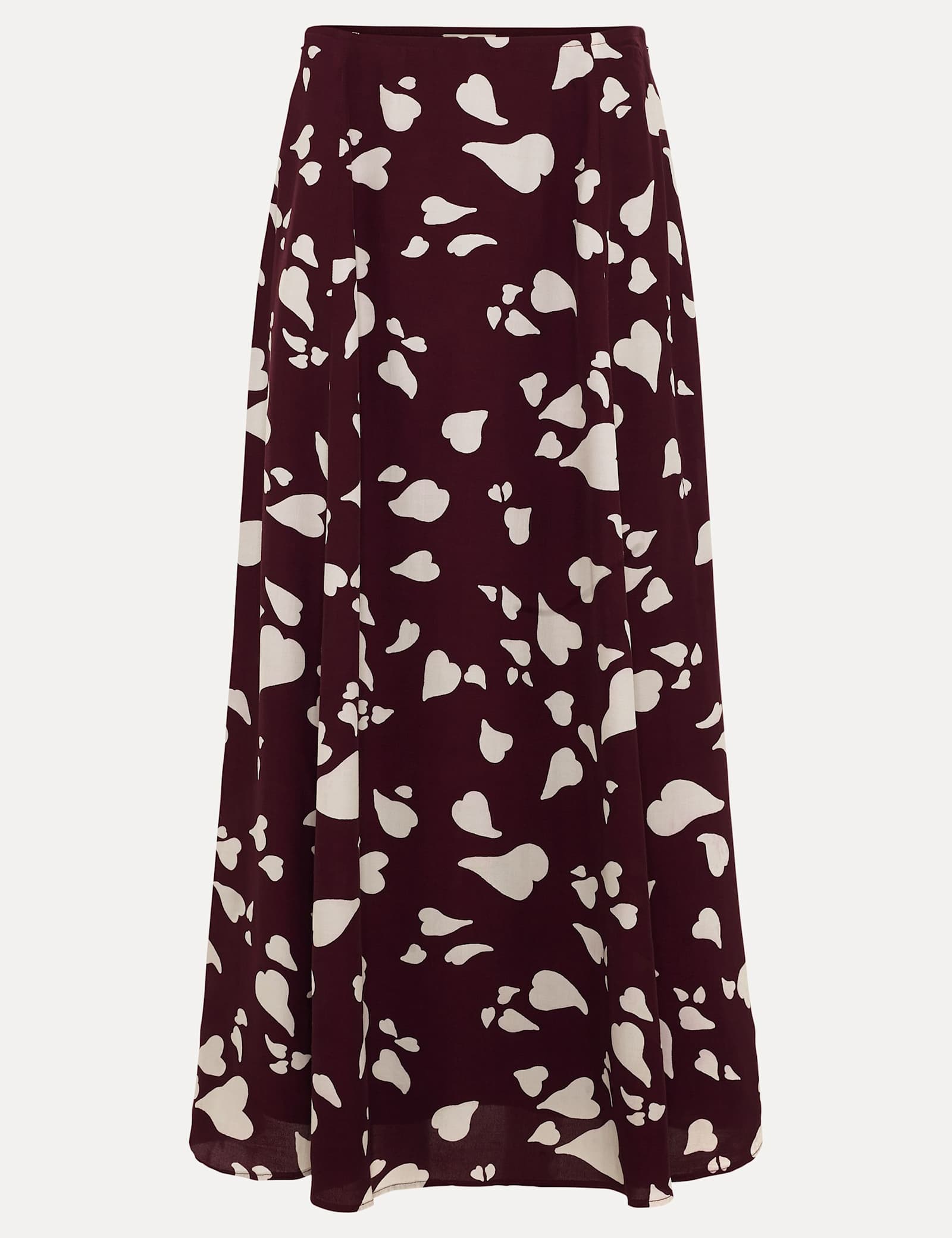 Printed Midi A-Line Skirt - image 1