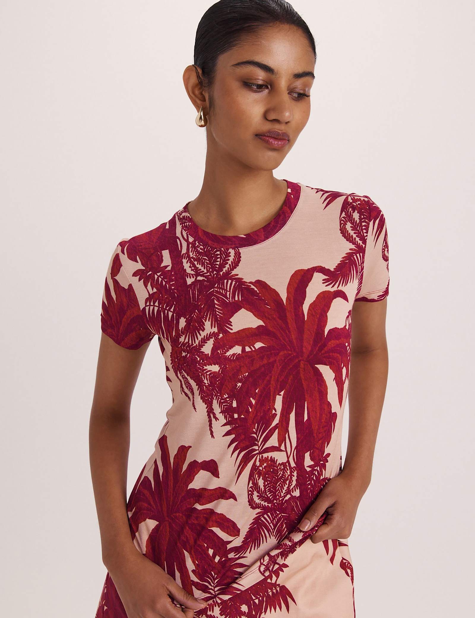 Modal Printed T-Shirt - image 1