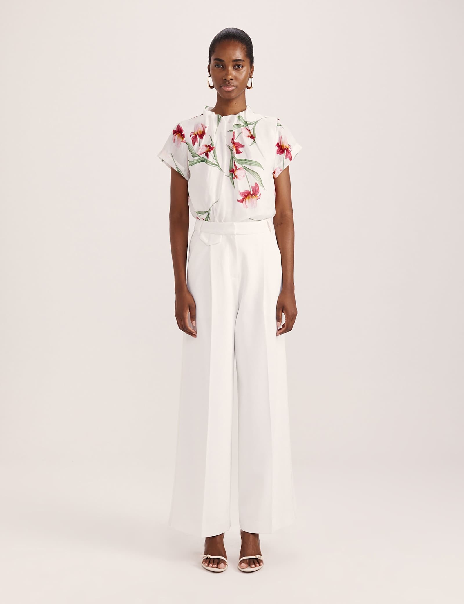 Pleat Front Tailored Trousers - image 5