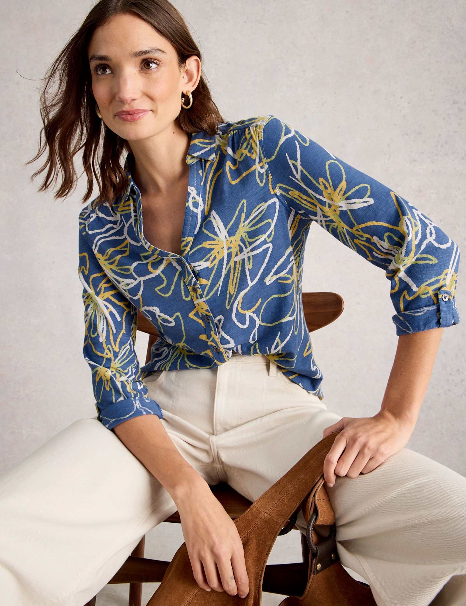 Pure Cotton Jersey Printed Shirt - image 3