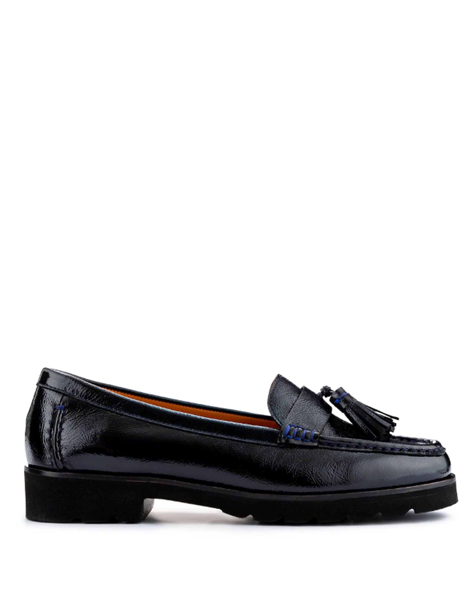 Patent Leather Tassel Loafers - image 2