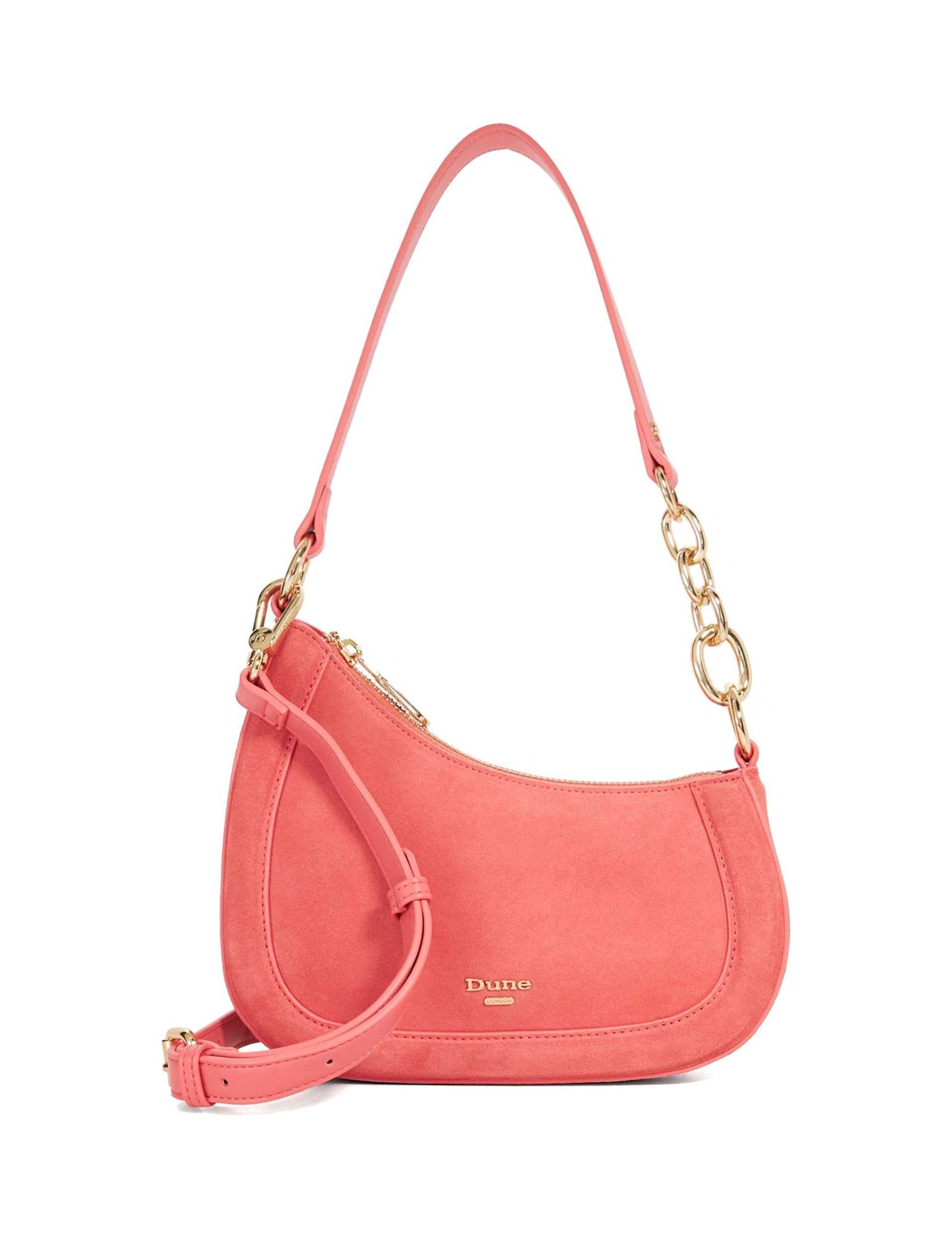 Leather Chain Strap Shoulder Bag - image 4