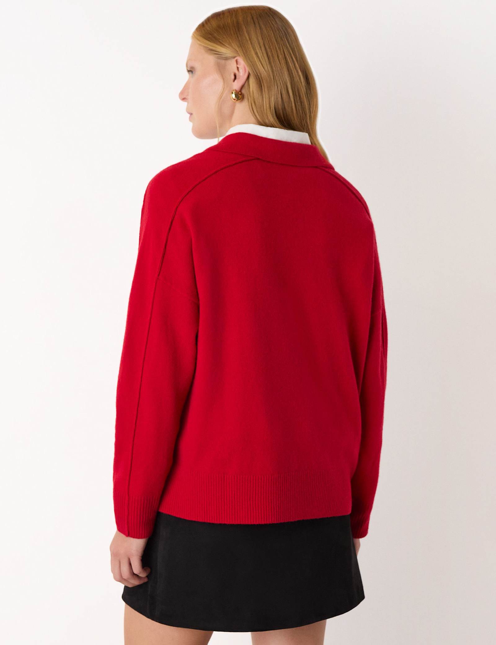 Pure Wool Collared Jumper - image 4