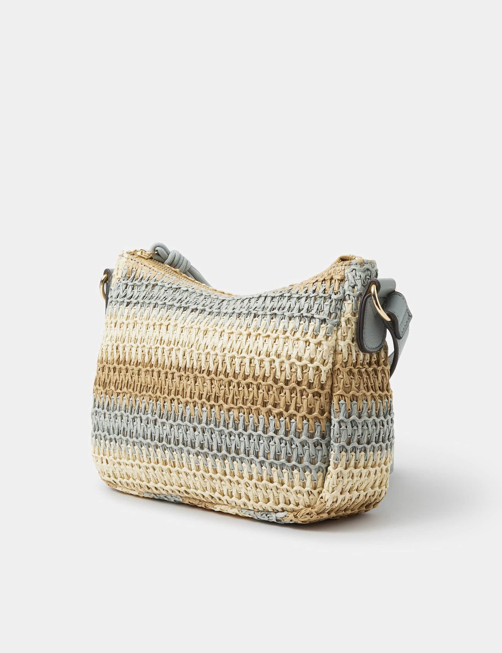 Woven Striped Cross Body Bag - image 4