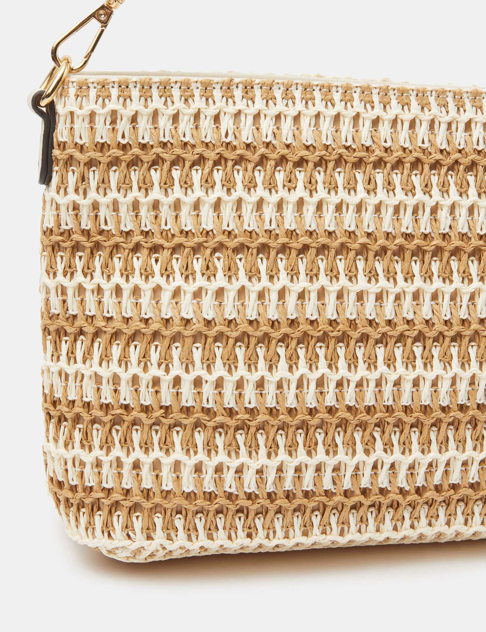 Woven Striped Cross Body Bag - image 2