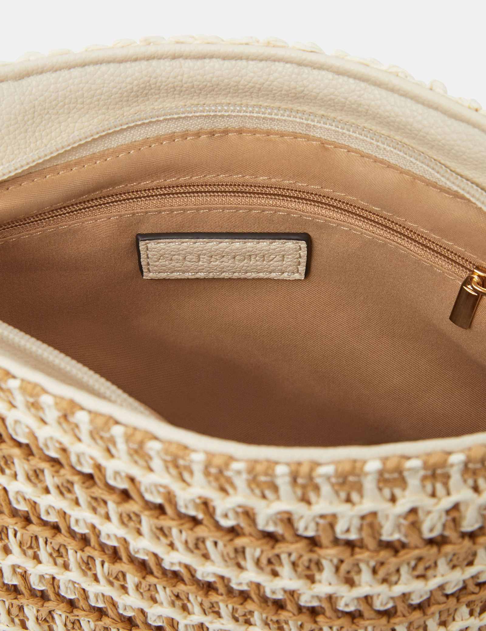 Woven Striped Cross Body Bag - image 5