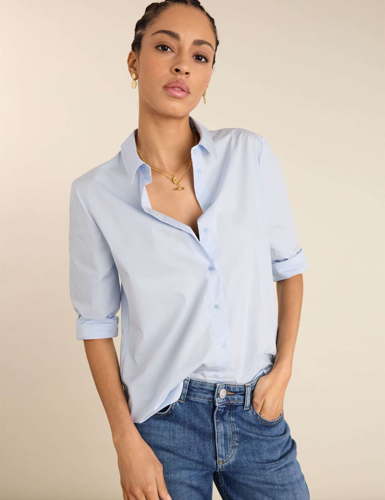 Pure Cotton Oversized Shirt - image 3