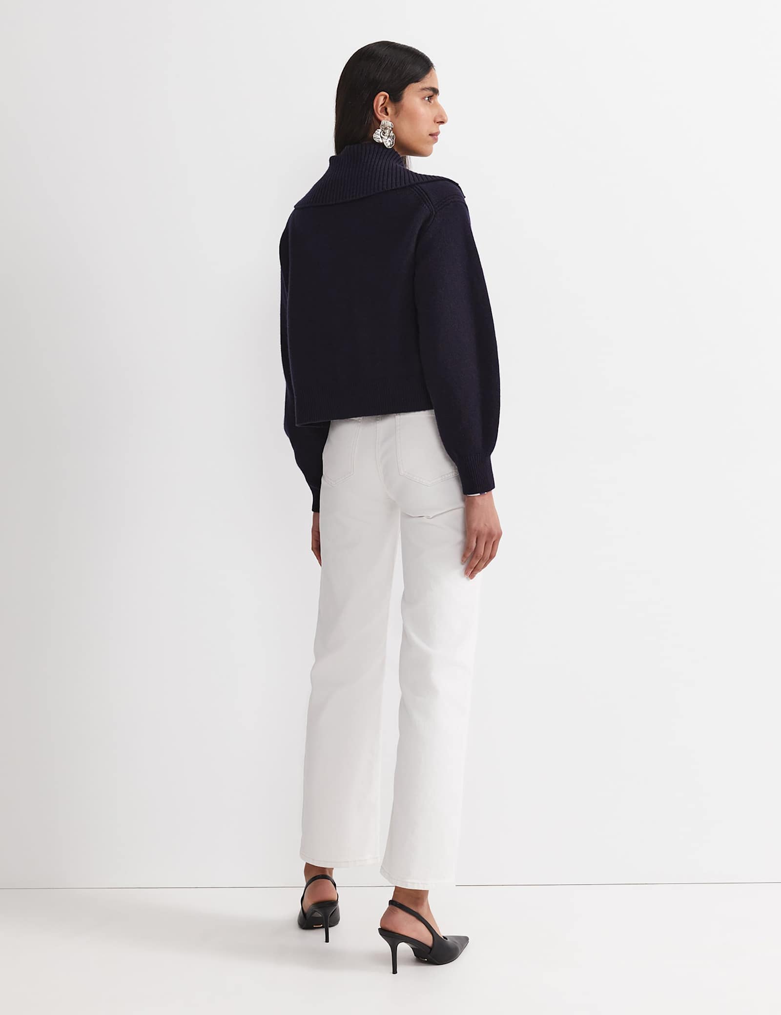 Pure Merino Wool Button Front Cardigan - image 3