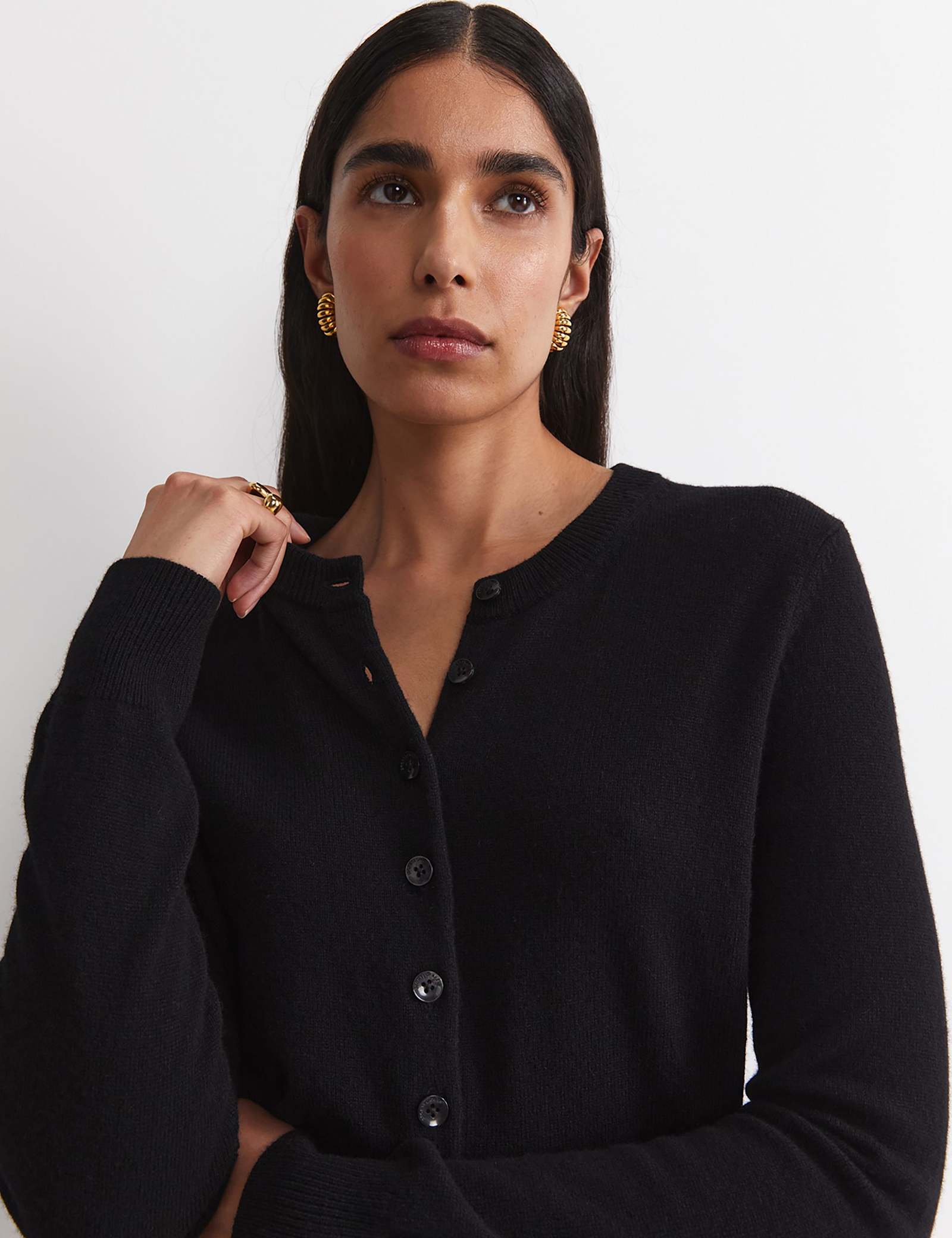 Pure Wool Button Front Cardigan - image 2