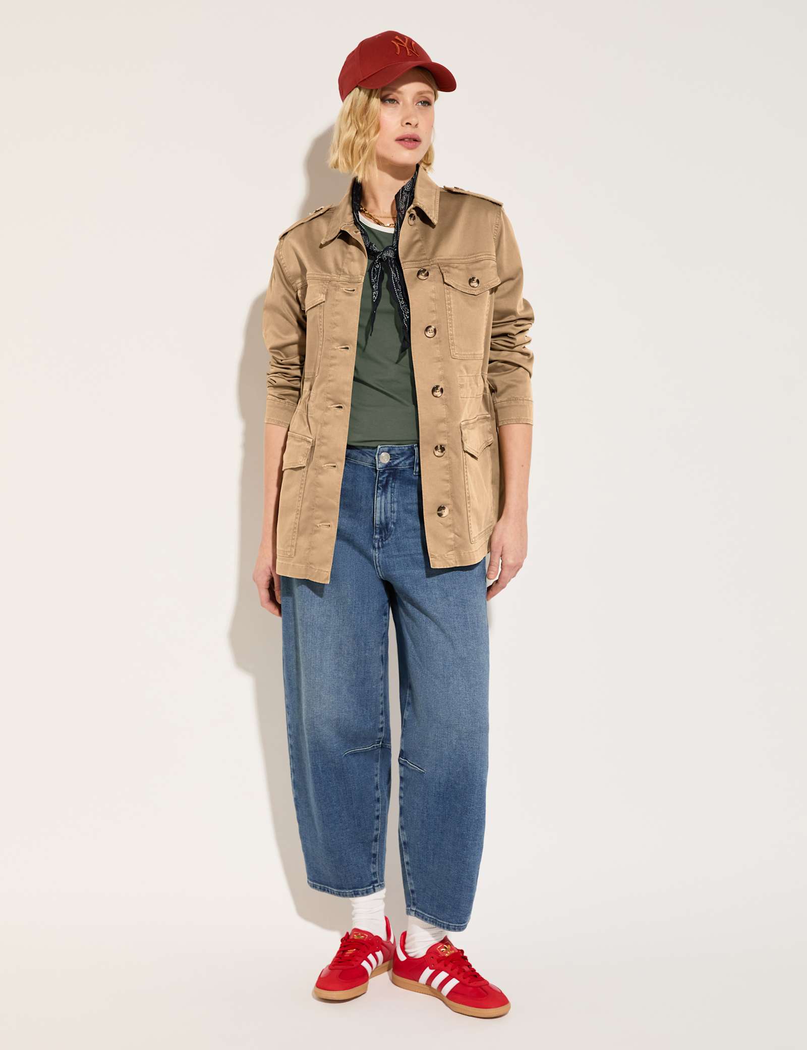 Cotton Rich Longline Utility Jacket - image 3