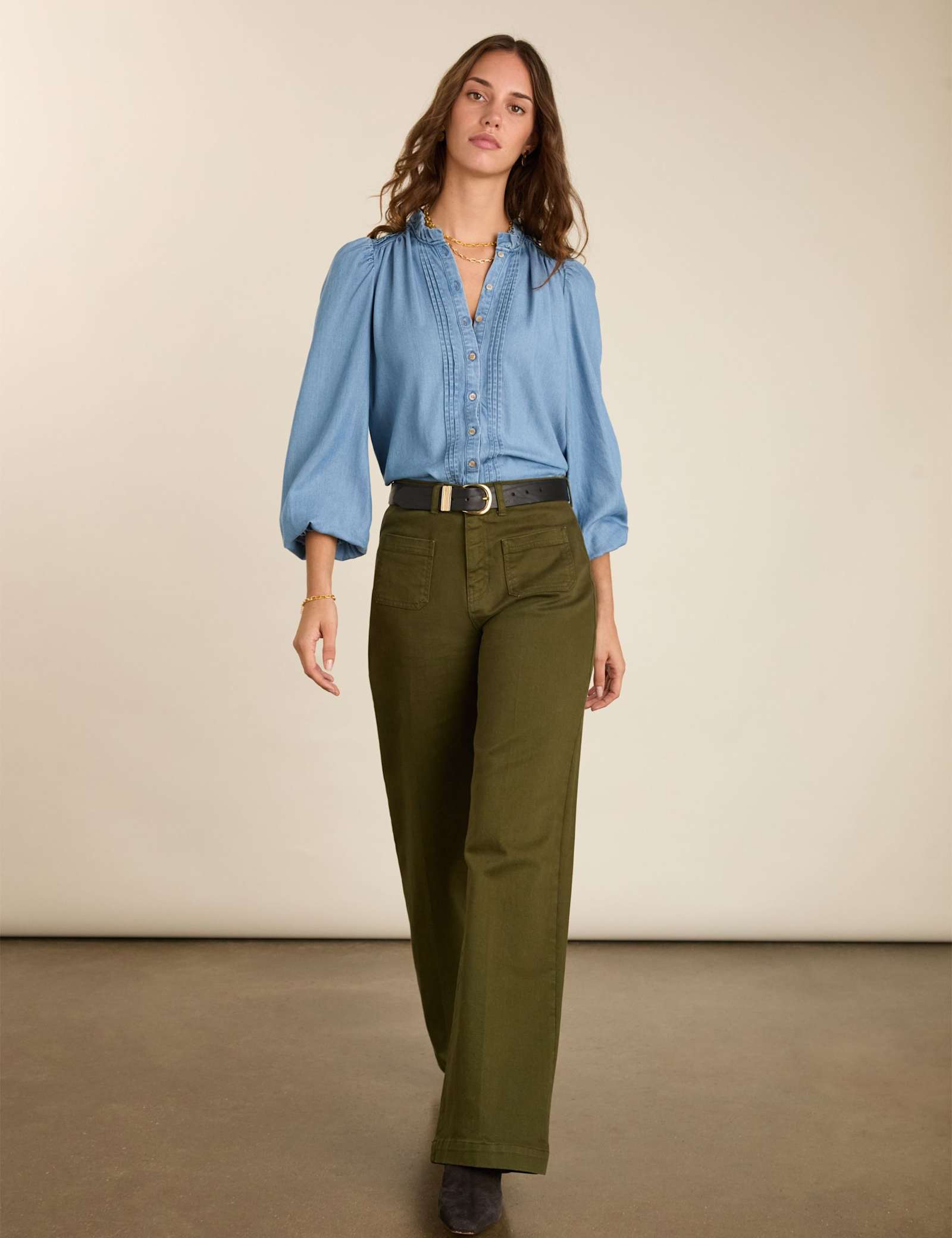 High Waisted Wide Leg Jeans - image 2
