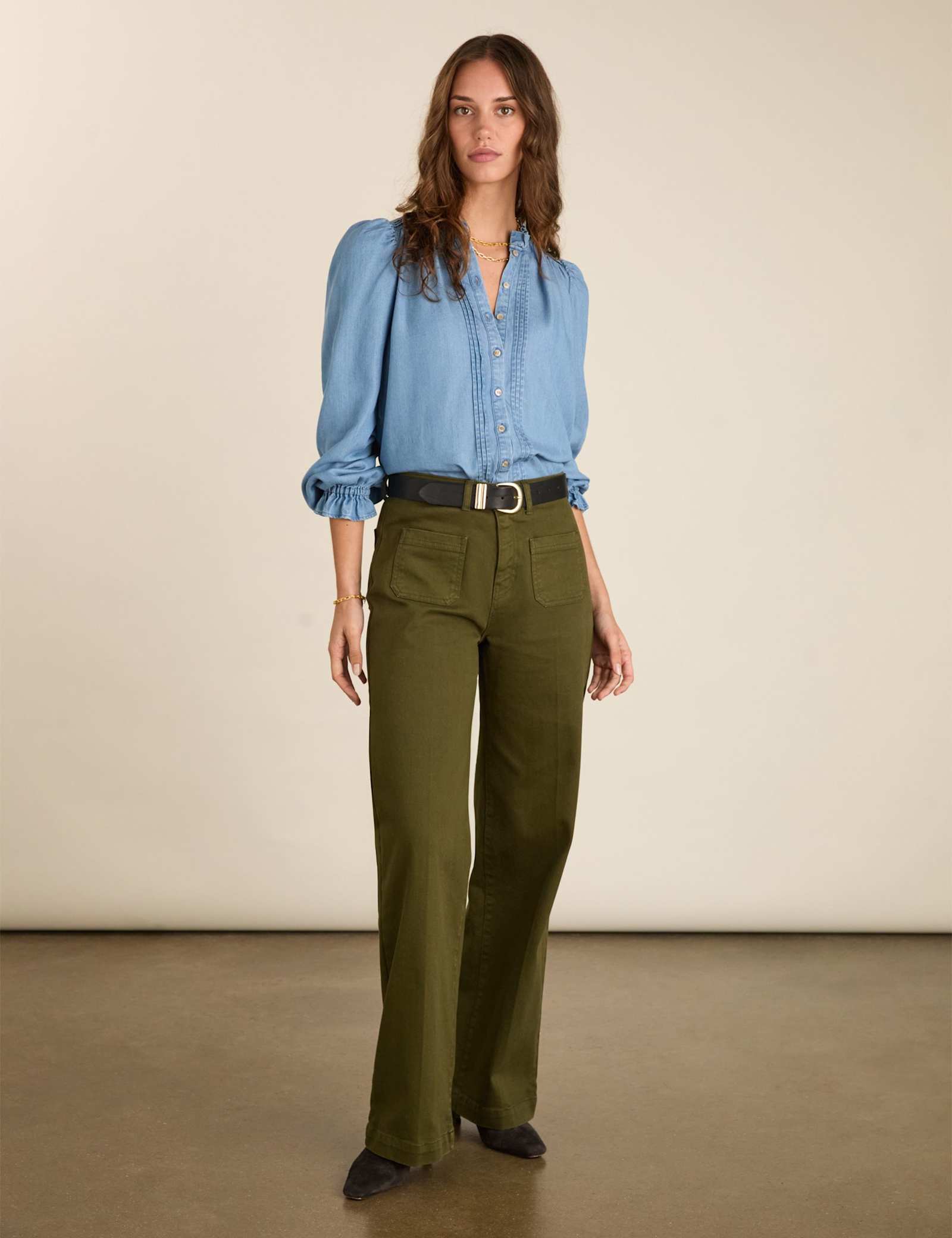 High Waisted Wide Leg Jeans - image 3
