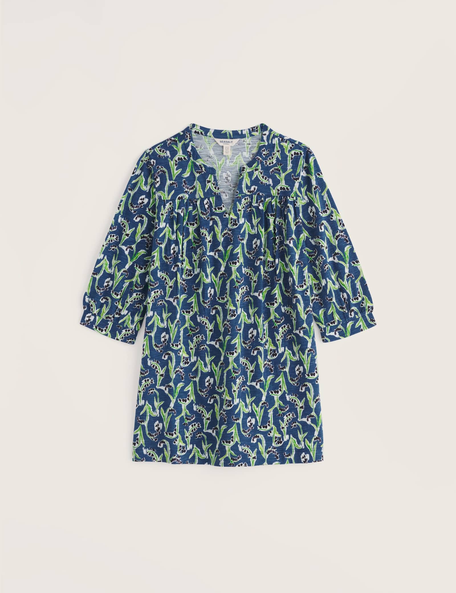 Pure Cotton Floral Relaxed Tunic - image 1
