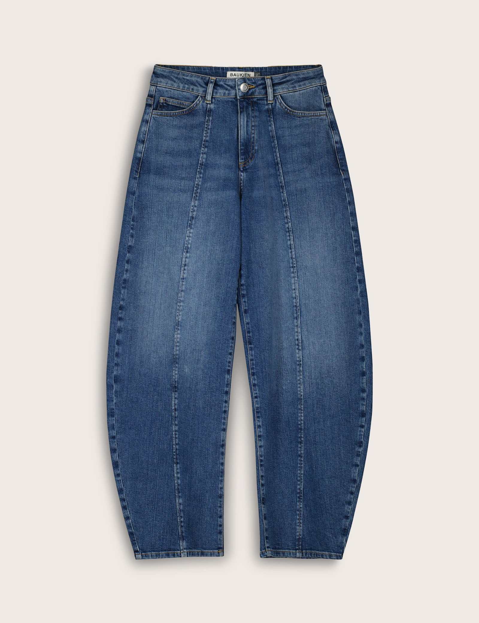 High Waisted Barrel Leg Jeans - image 1