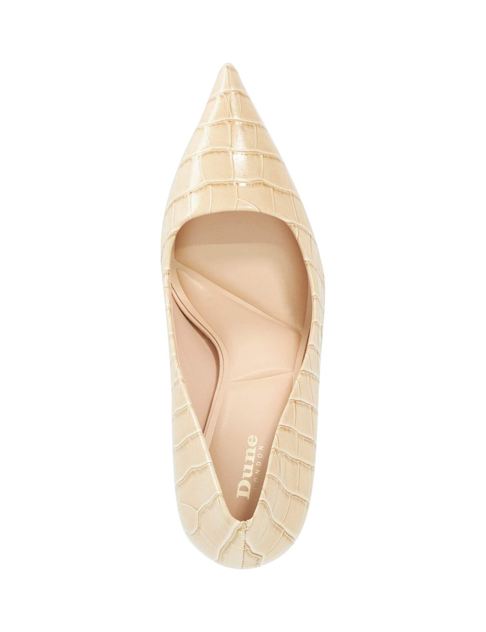 Leather Stiletto Heel Pointed Court Shoes - image 5