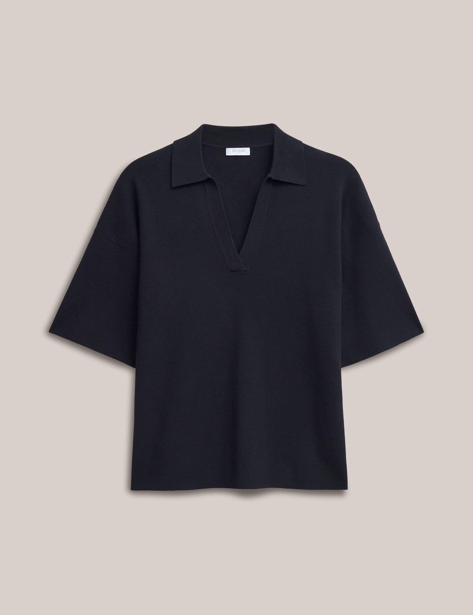 V-Neck Knitted Top - image 1